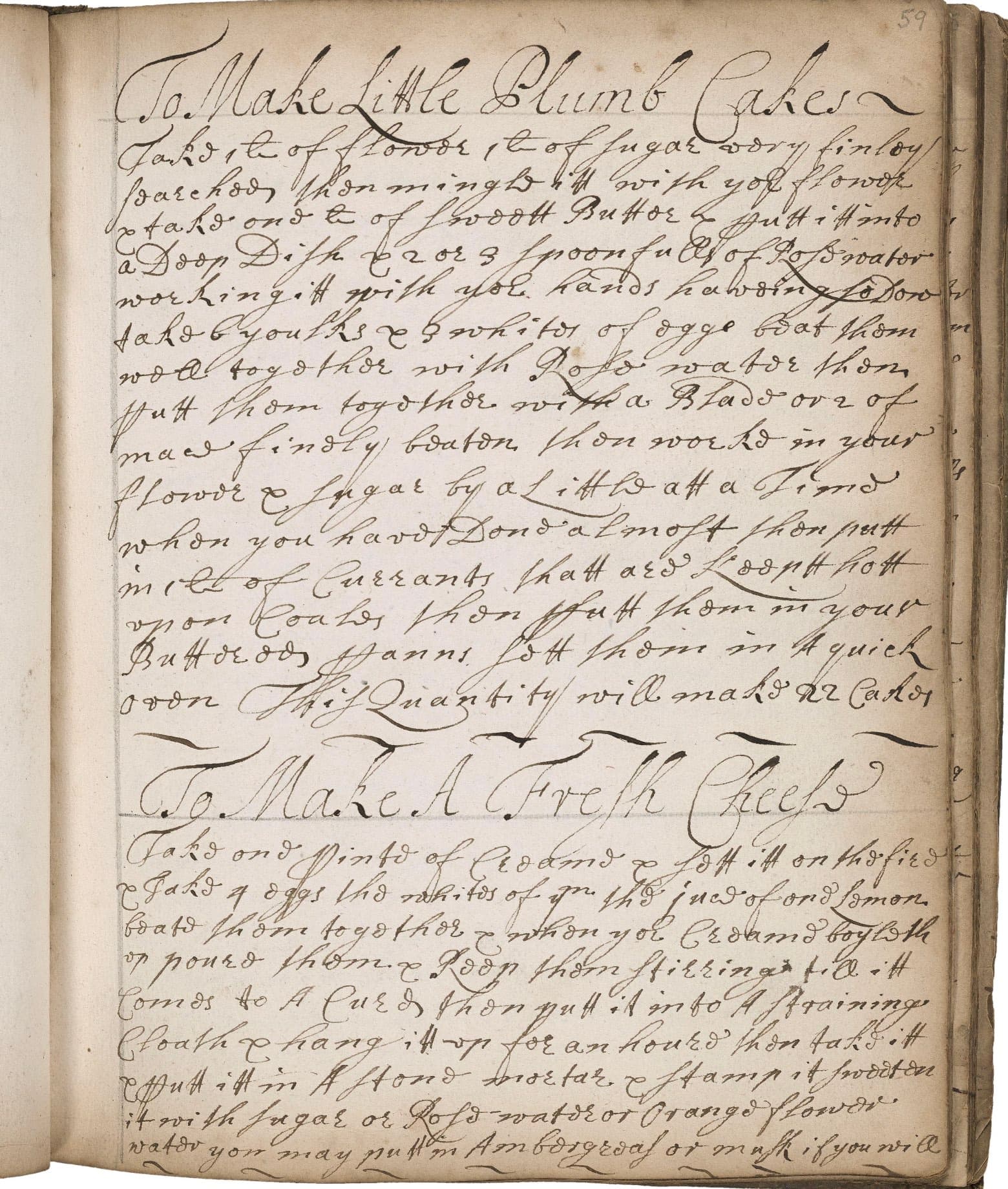 Late 17th century English cookbook compiled by Ann Smith of Reading, featuring traditional recipes including fruit cakes and seasonal specialties. Contains authentic period baking techniques and ingredient proportions from 1698. Represents domestic culinary knowledge passed down through generations of English households during the reign of William III.