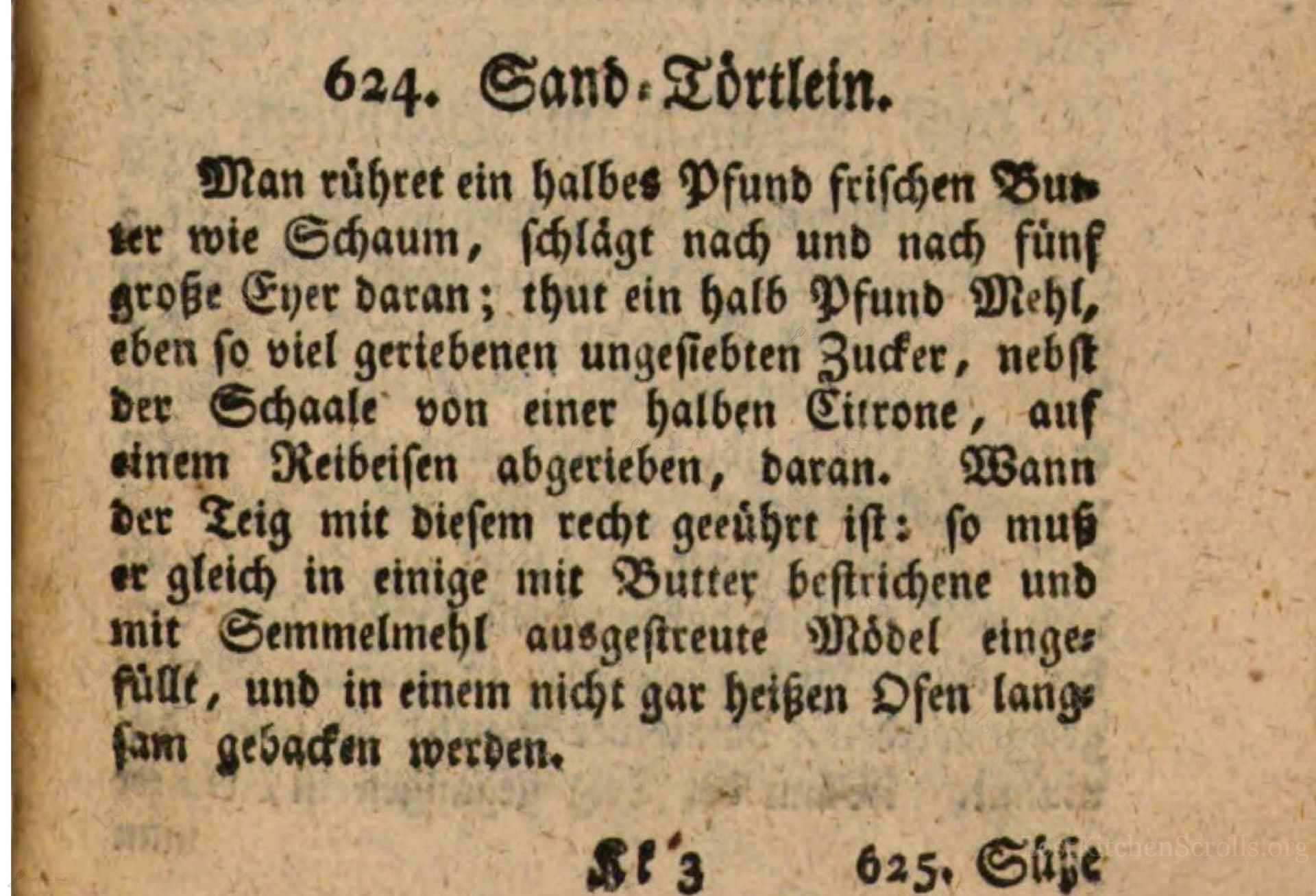Sand-Törtlein