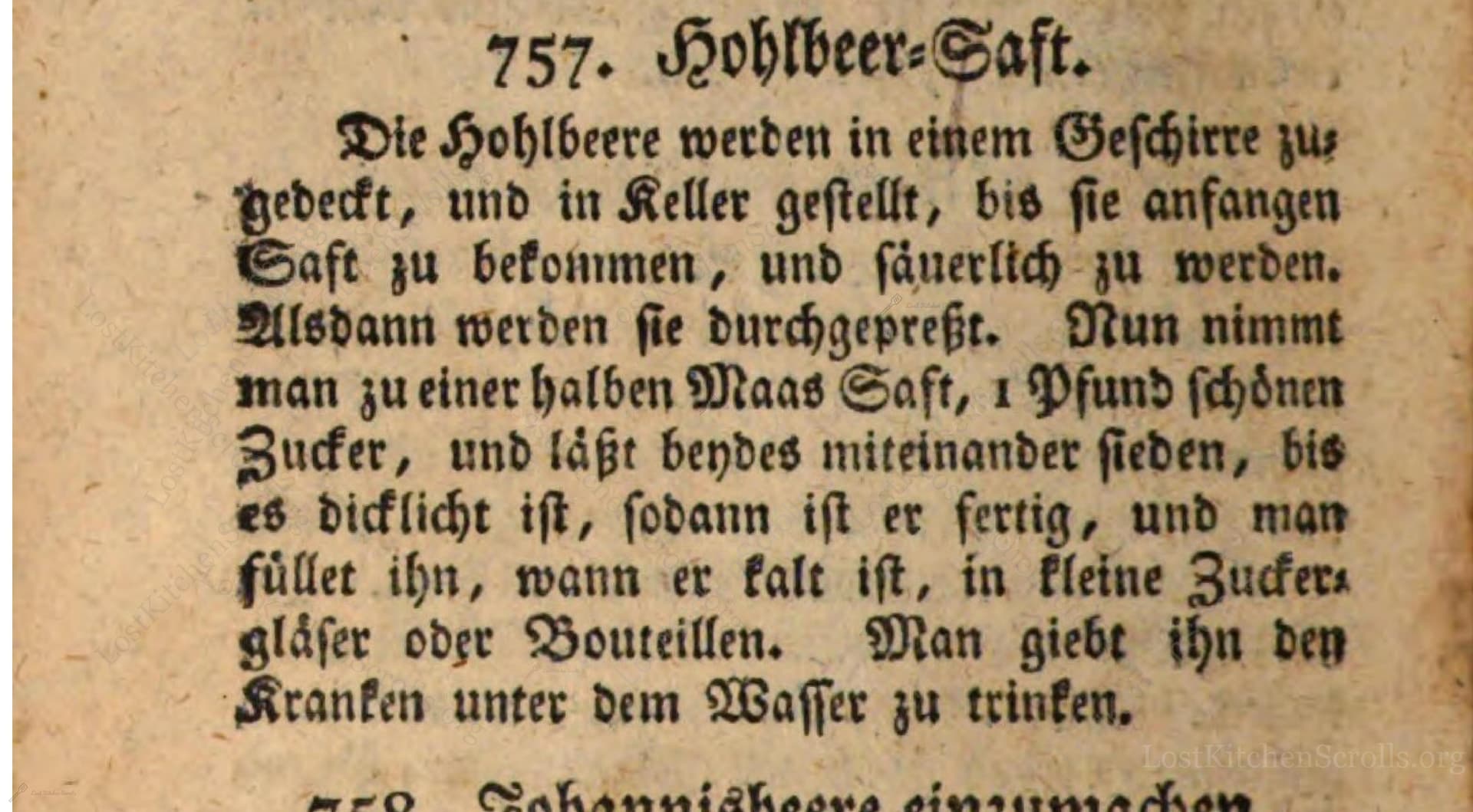 Hohlbeer-Saft