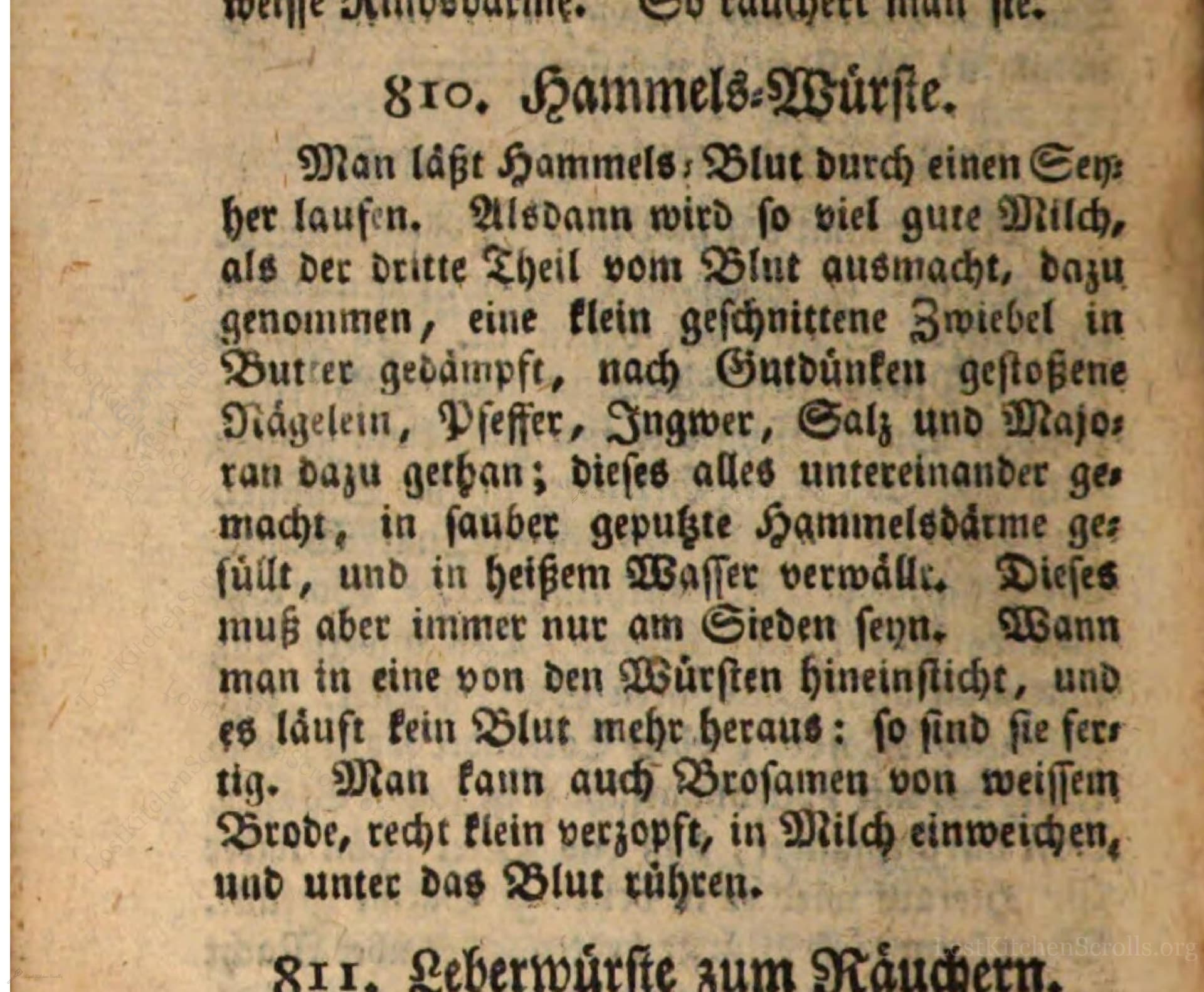 Hammels-Würste