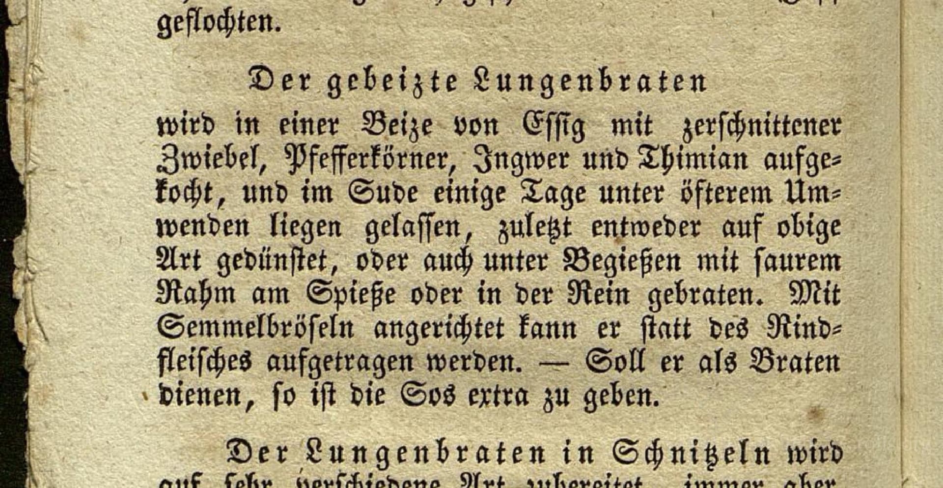 Der Gebeizte Lungenbraten