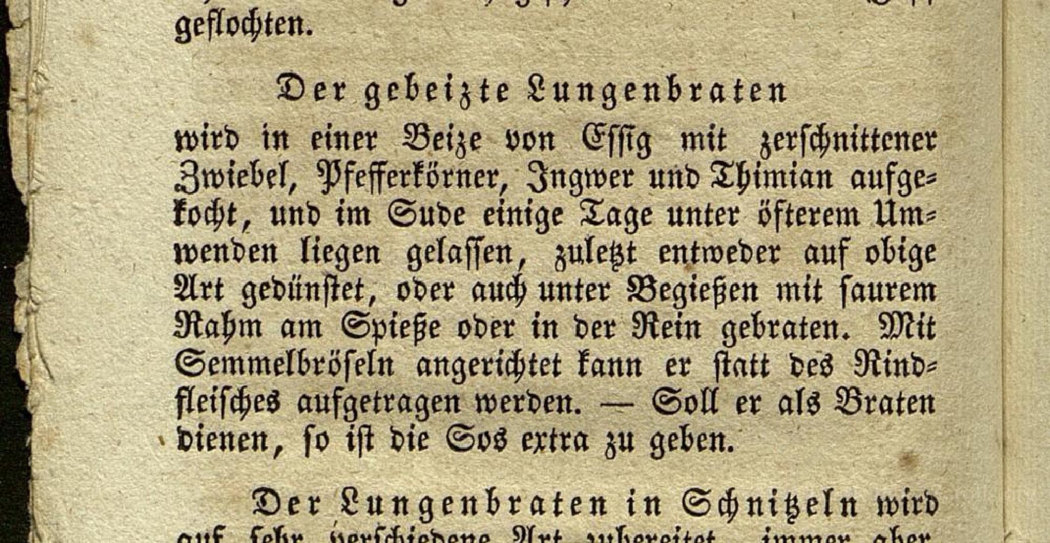 Der Gebeizte Lungenbraten