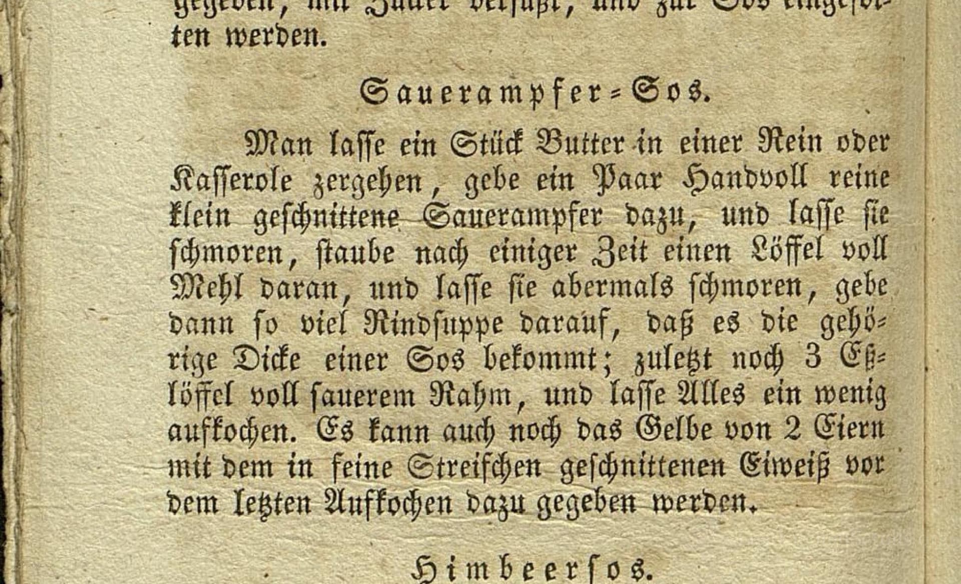 Sauerampfer = Sos