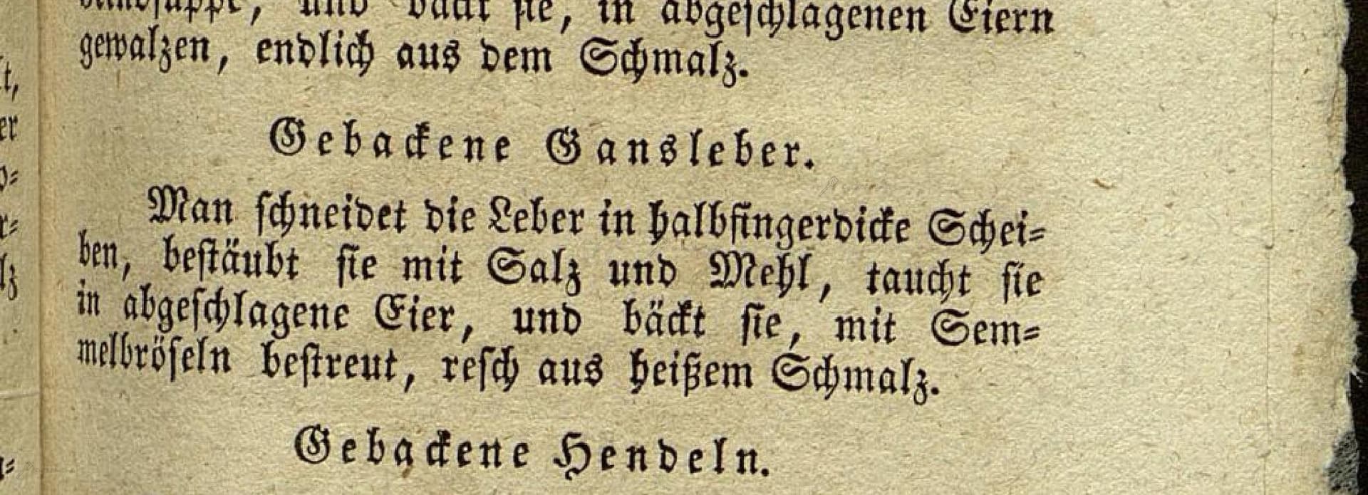 Gebackene Gansleber
