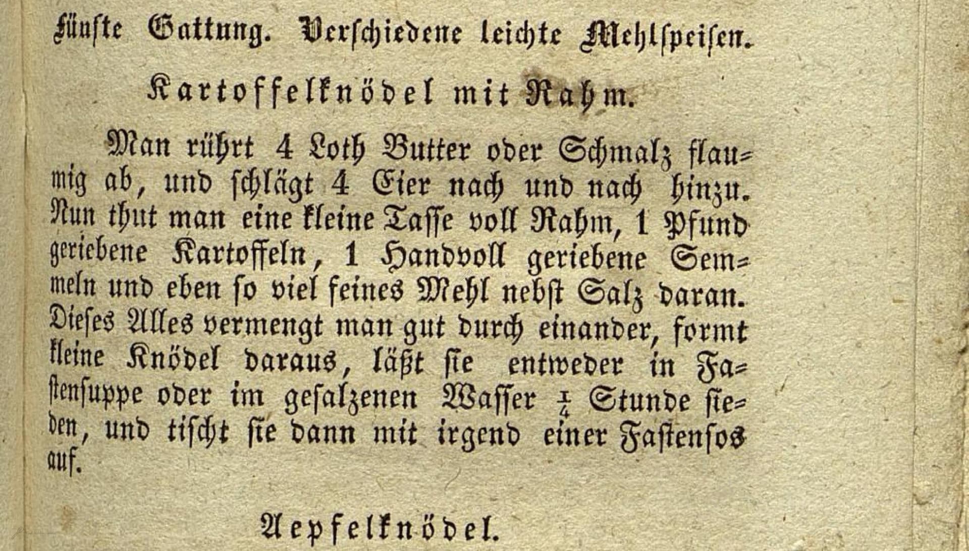 Kartoffelknödel Mit Rahm