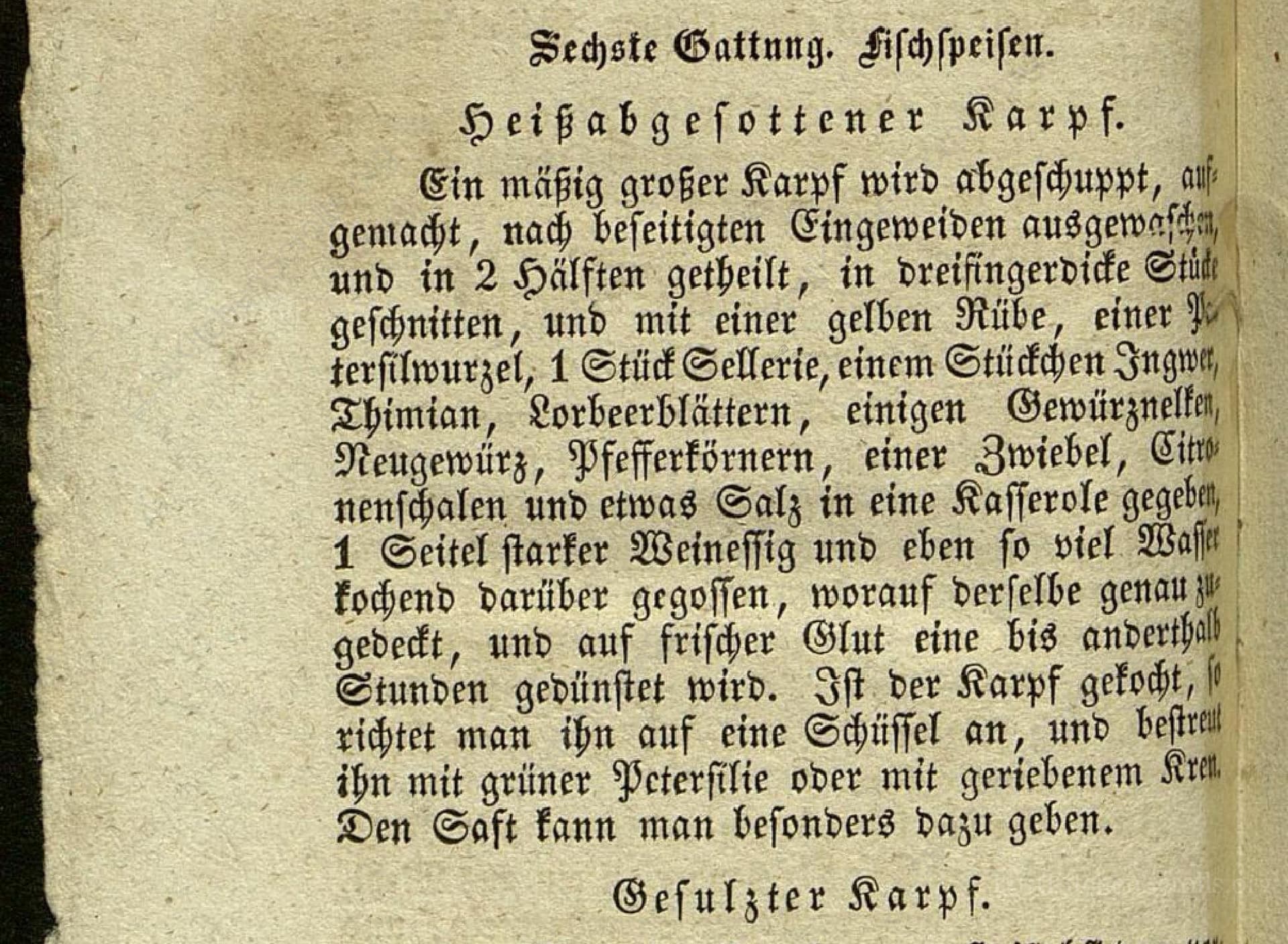 Heißabgesottener Karpf