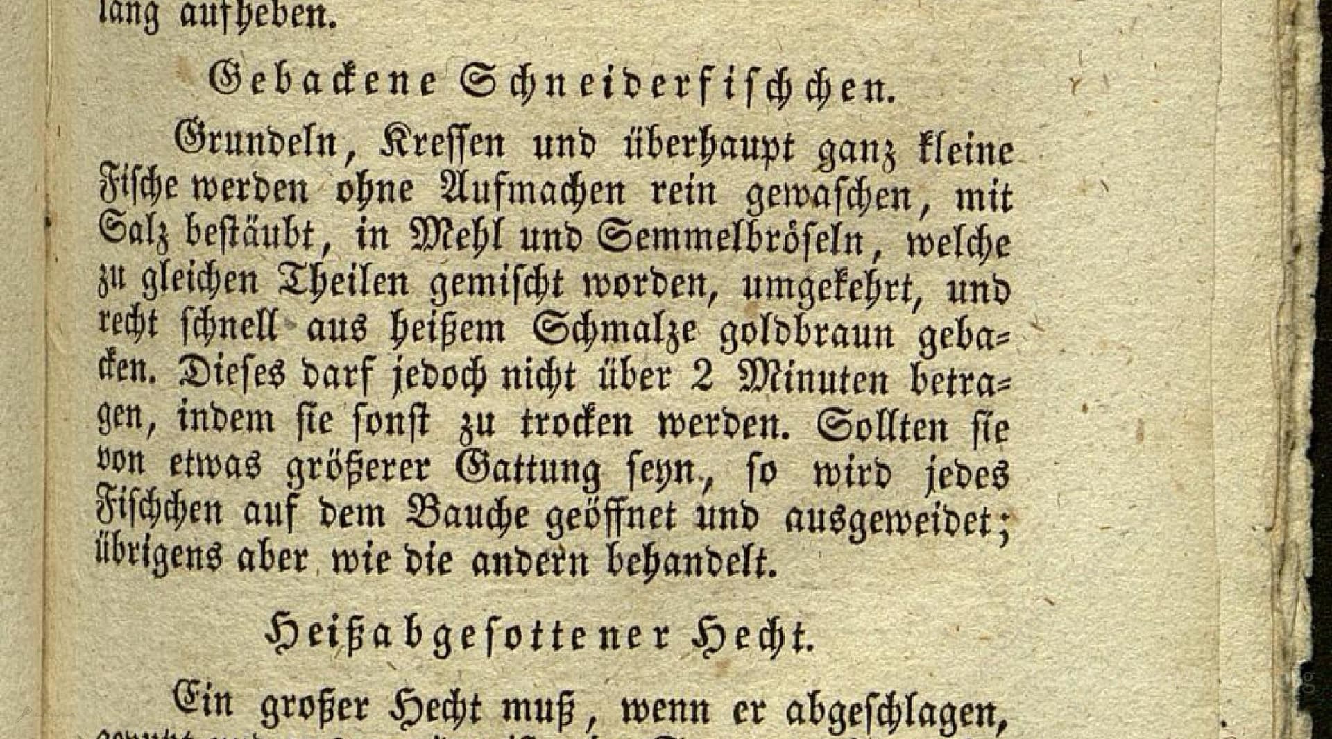 Gebackene Schneiderfischchen