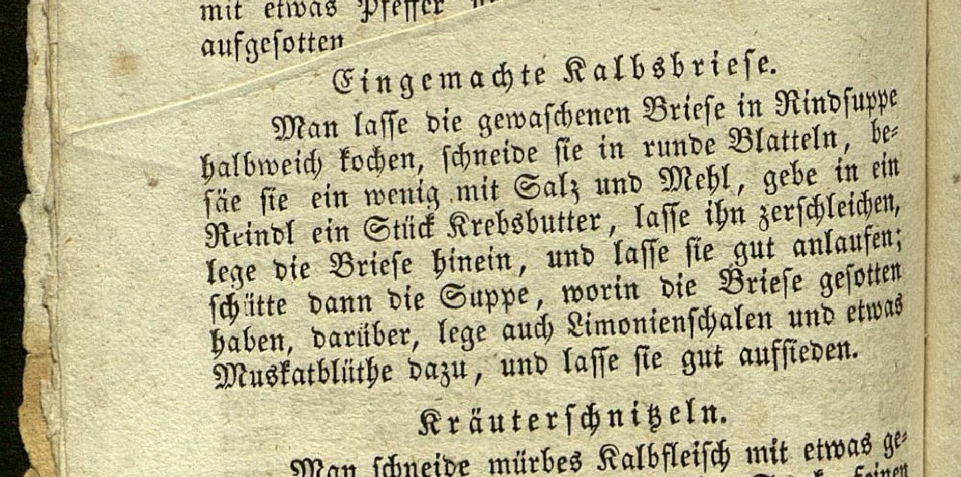 Eingemachte Kalbsbriefe