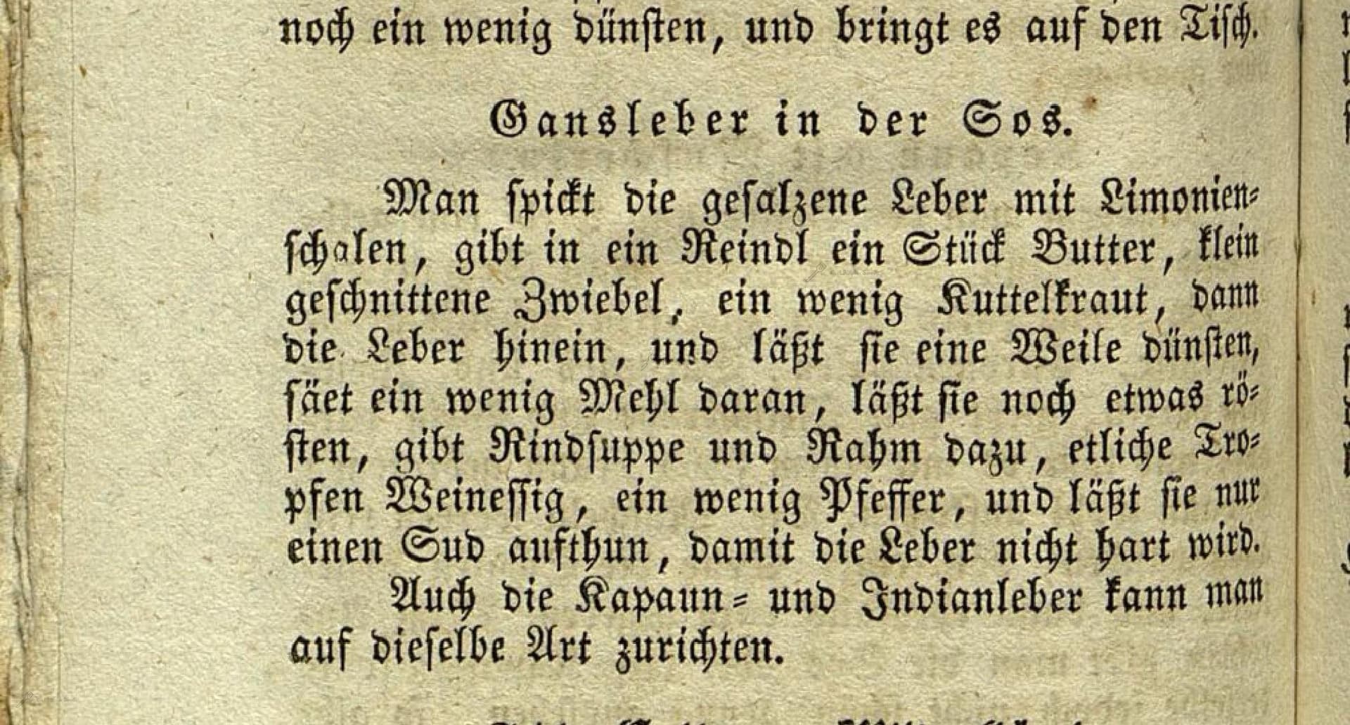 Gansleber In Der Soß