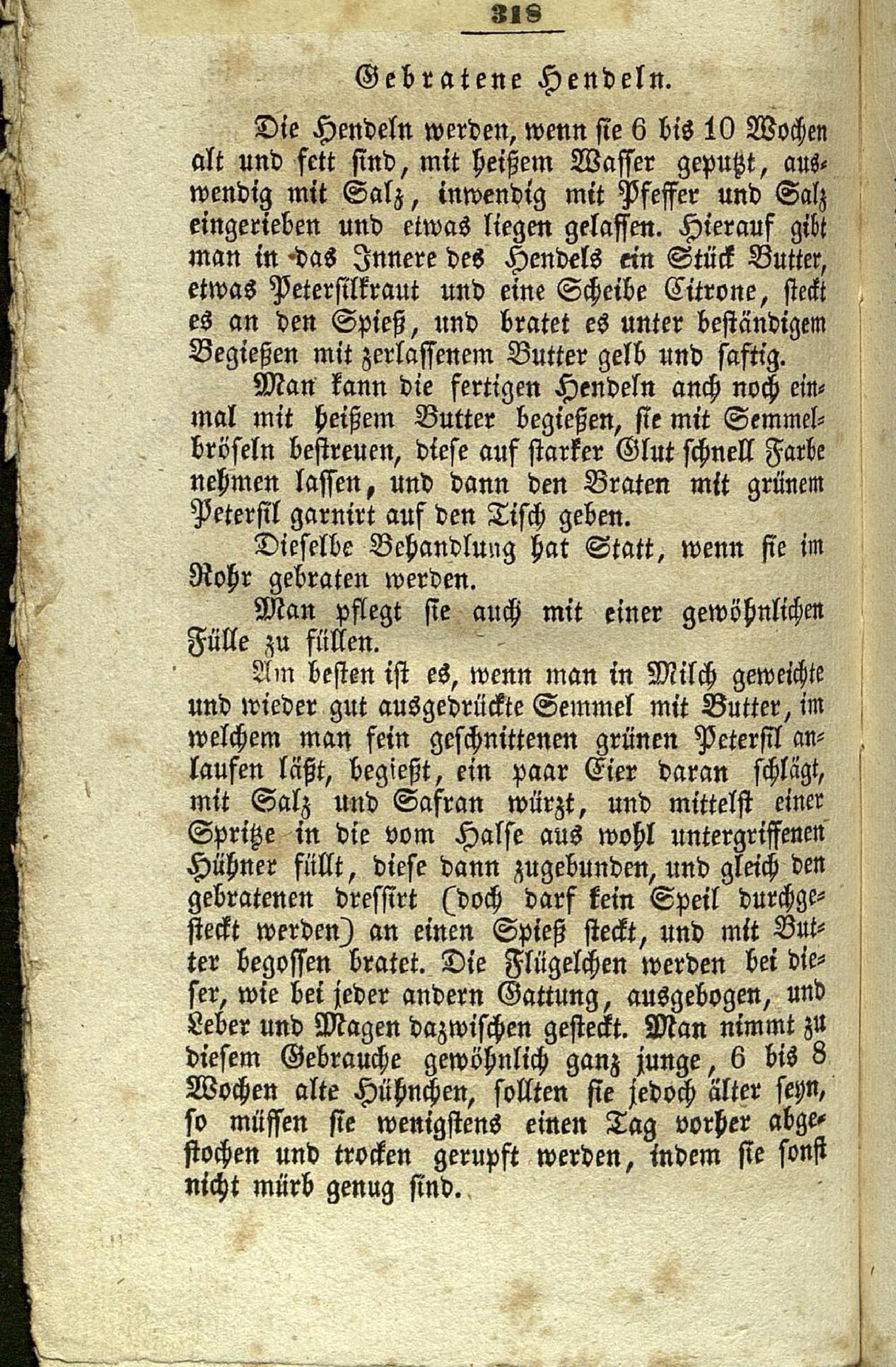 Gebratene Hendeln