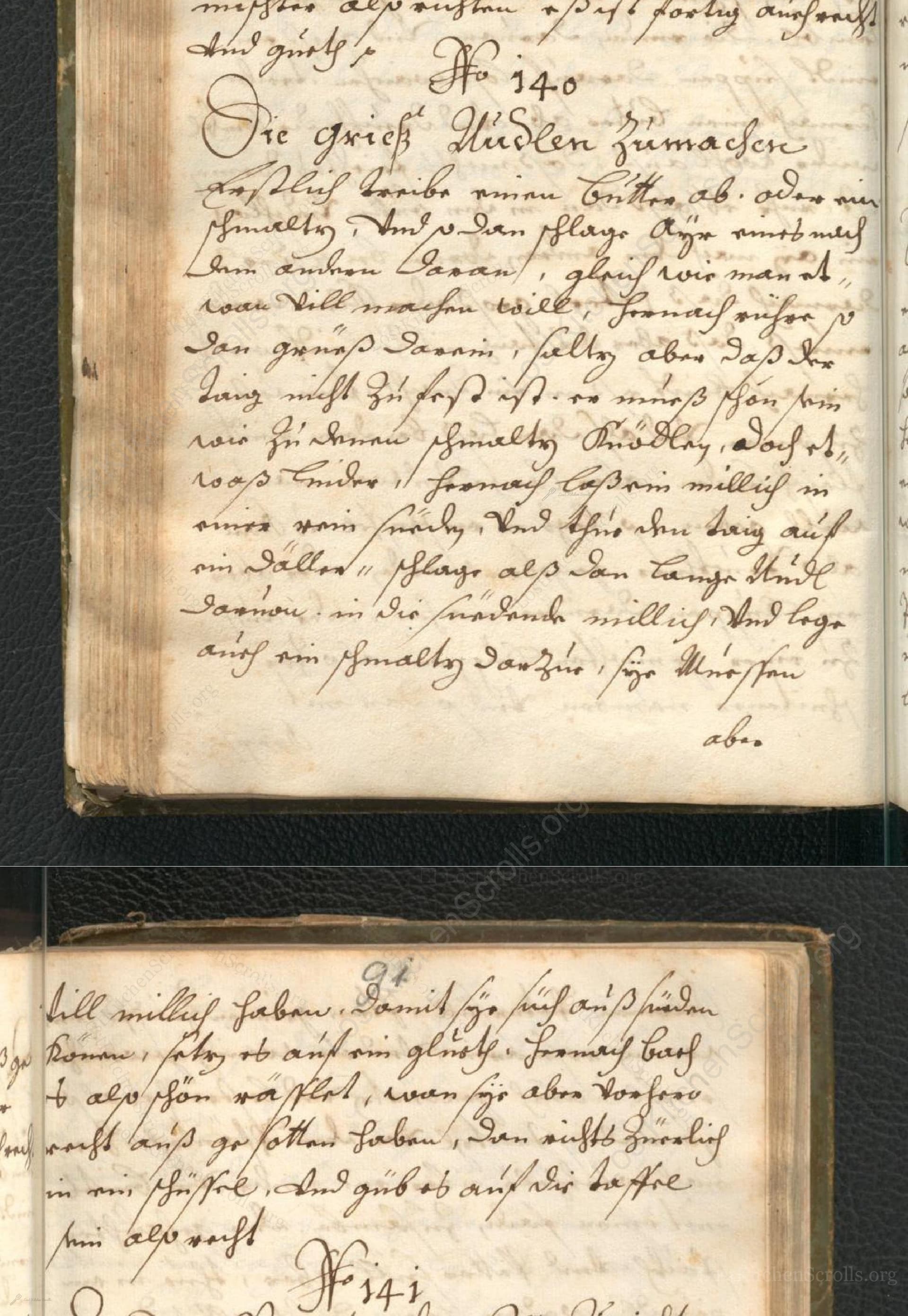 Die Grieß Nudlen Zumachen