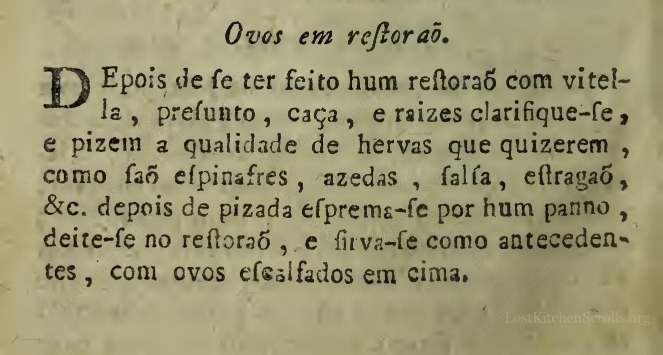 Ovos Em Restorão