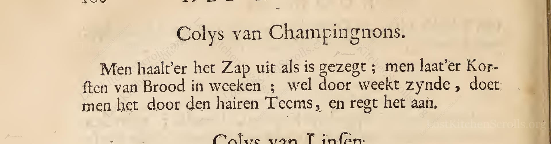 Colys Van Champingnons