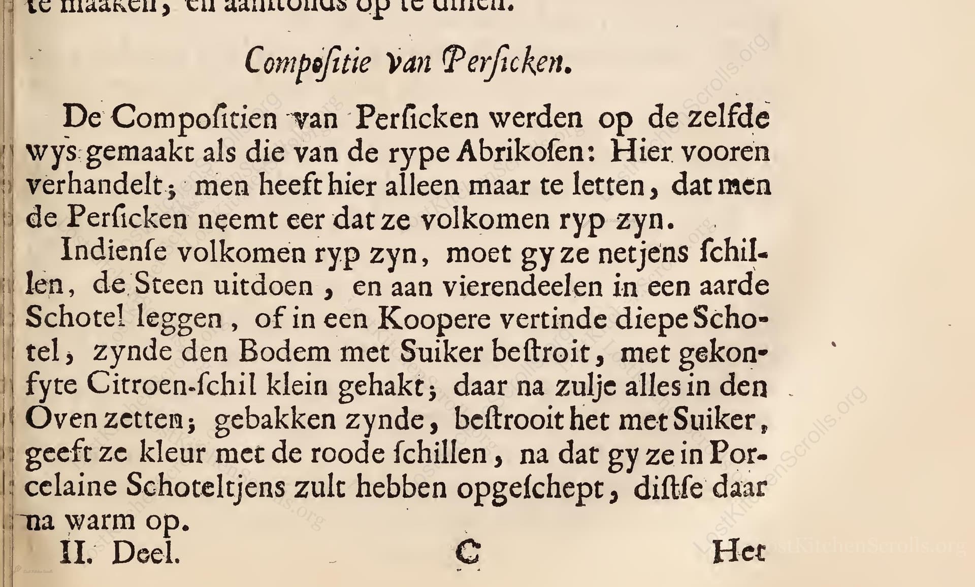 Compositie Van Persicken