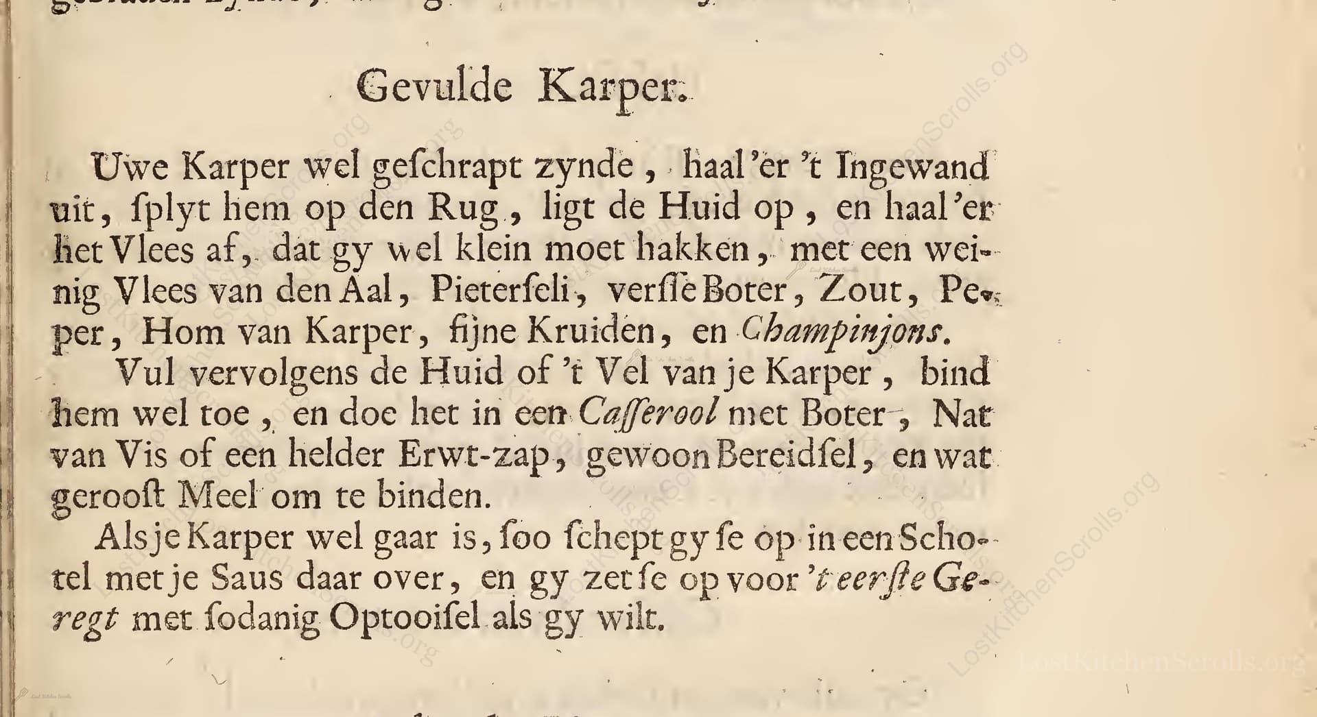 Gevulde Karper