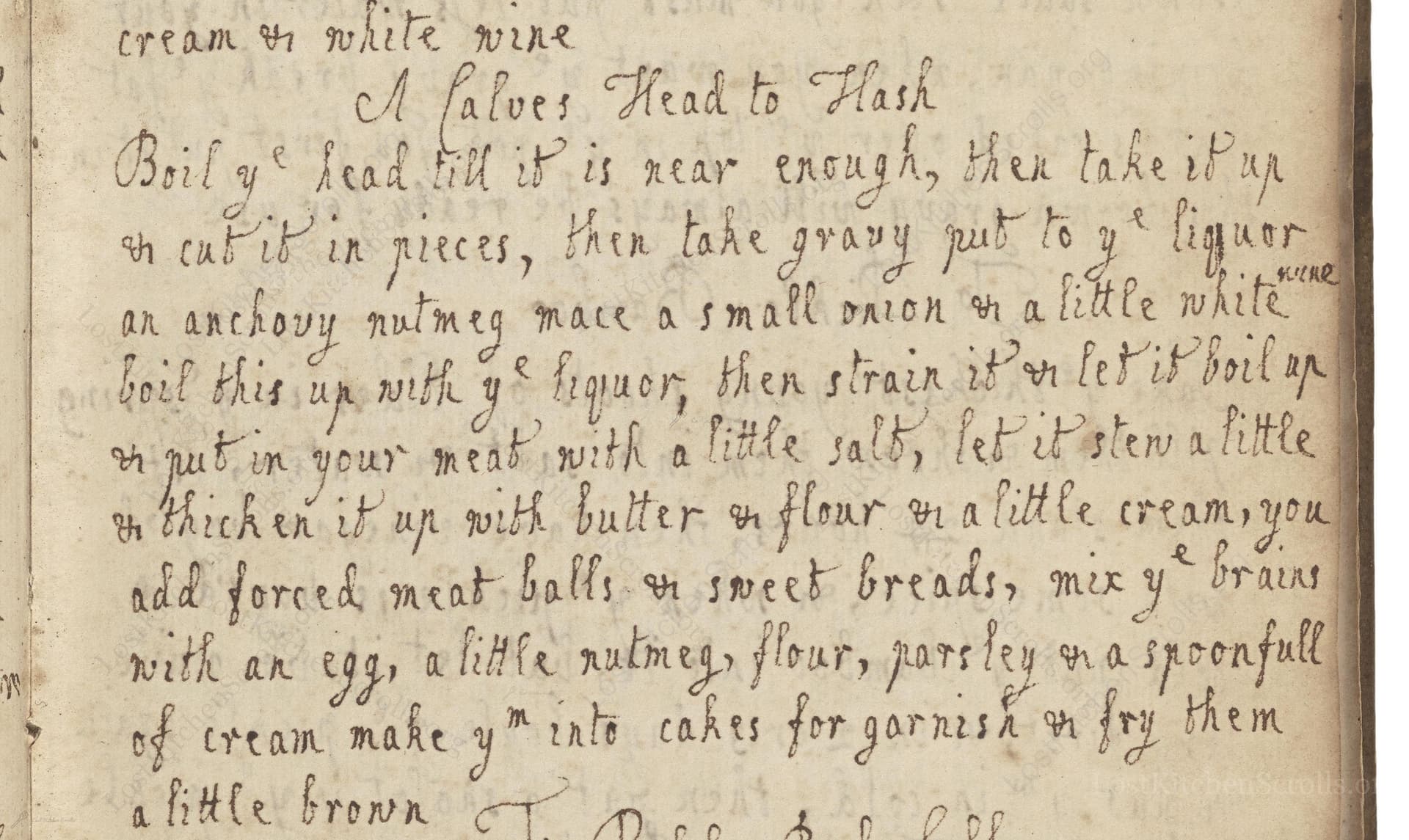 A Calves Head To Hash