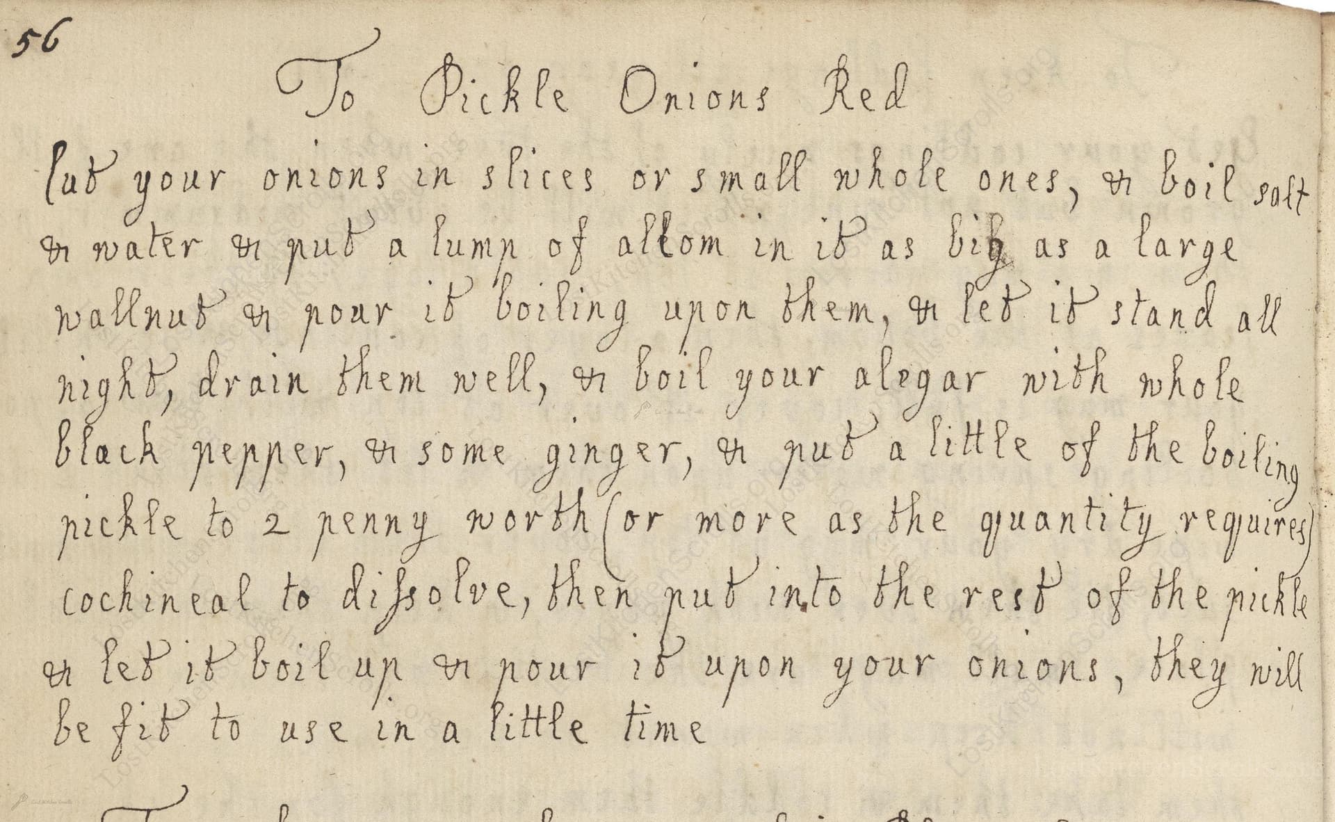 To Pickle Onions Red