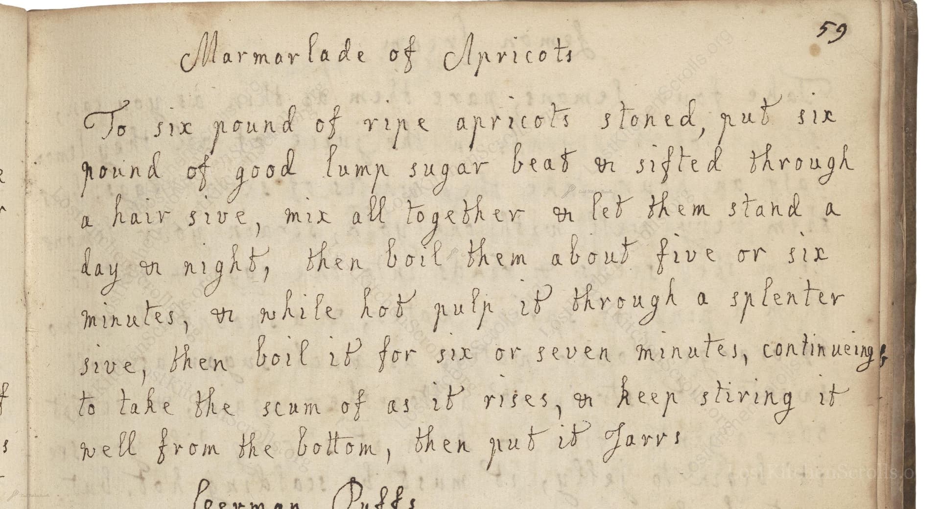 Marmarlade Of Apricots