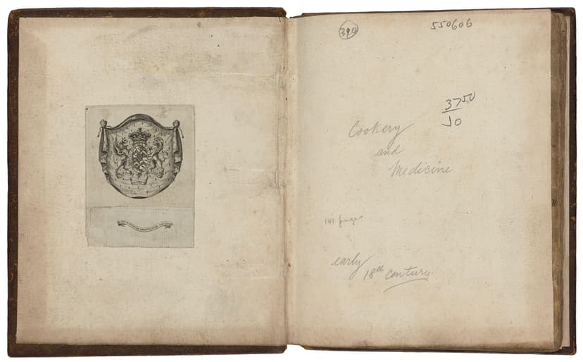 Cookbook early 1700s - Click to view recipe in book