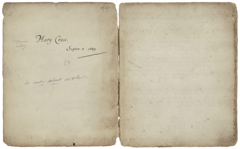 Cookbook of Mary Cruso and Timothy Cruso - Click to view recipe in book