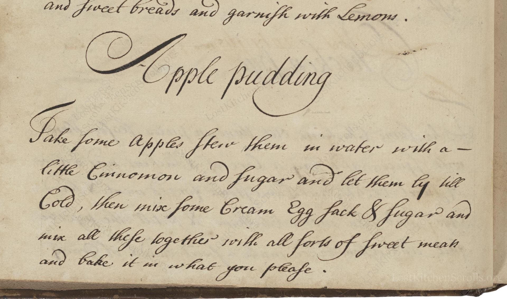 Apple Pudding