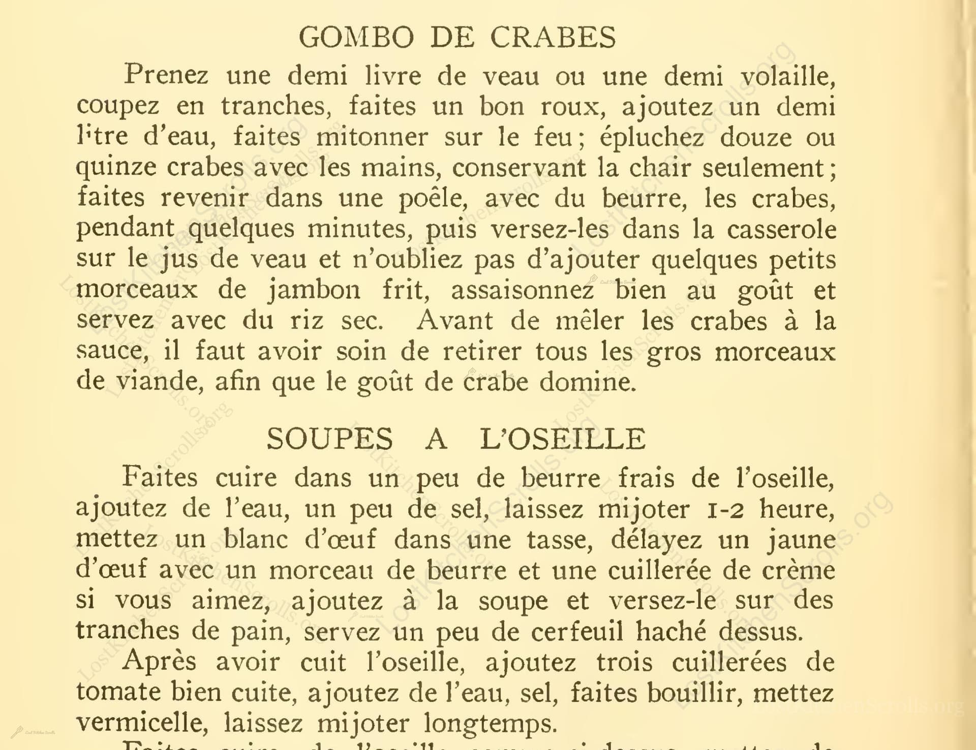 Gombo De Crabes