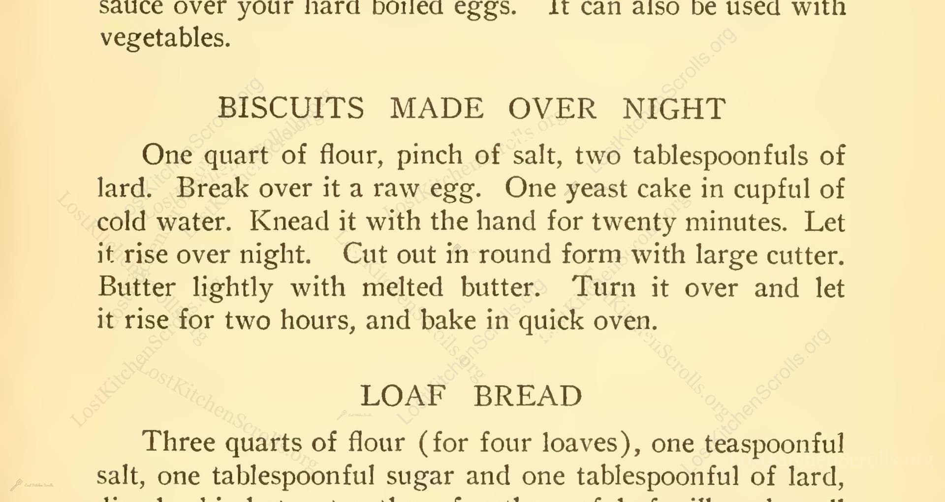 Biscuits Made Over Night