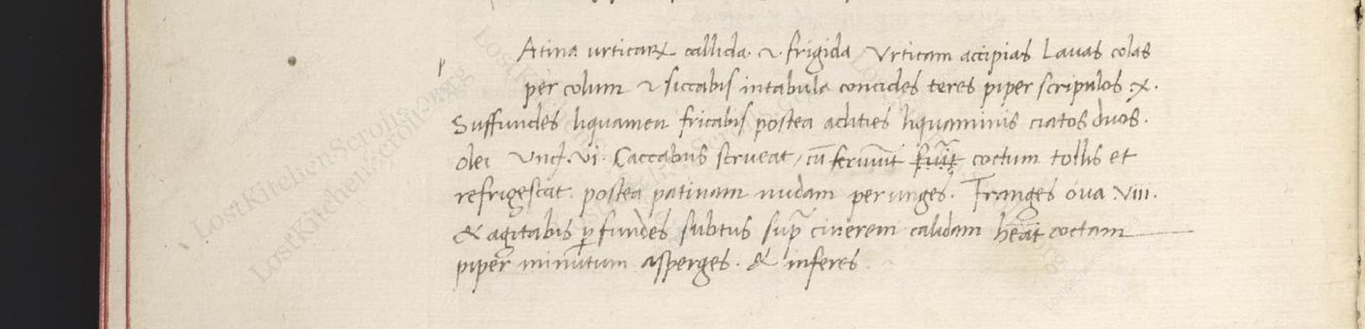 Aliter Urticam, Calida Et Frigida