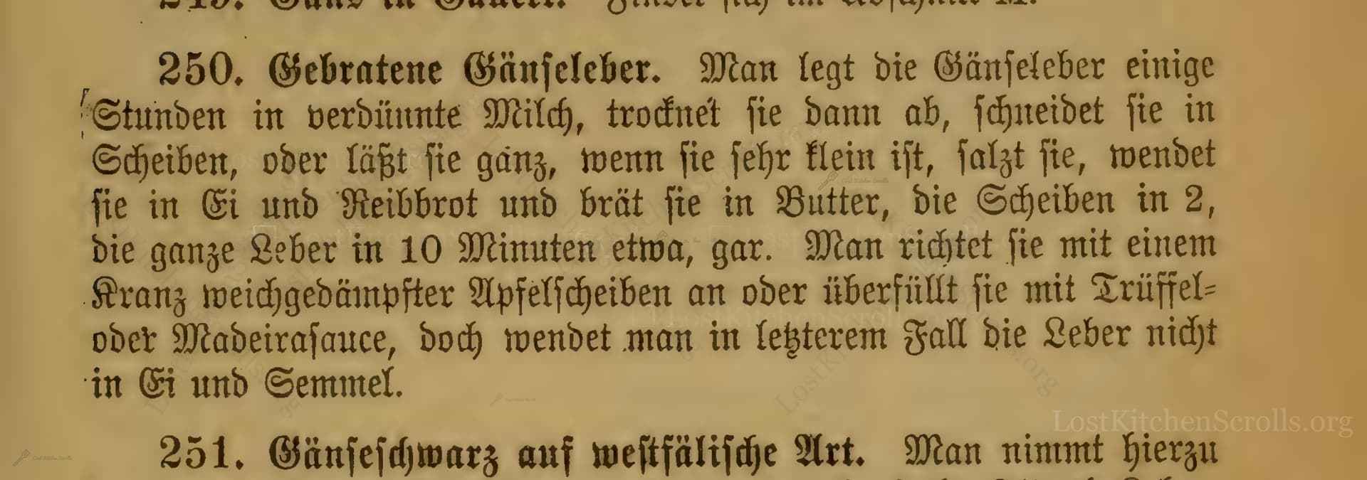 Gebratene Gänseleber