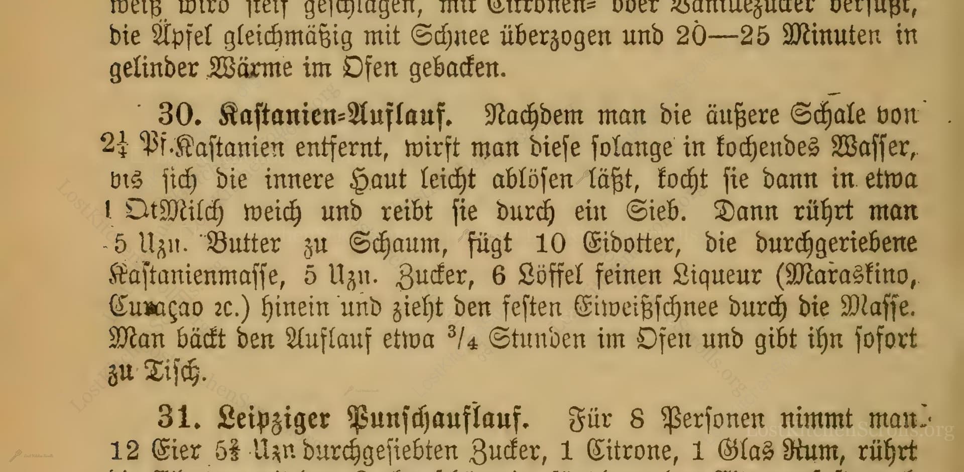 Kastanien-Auflauf