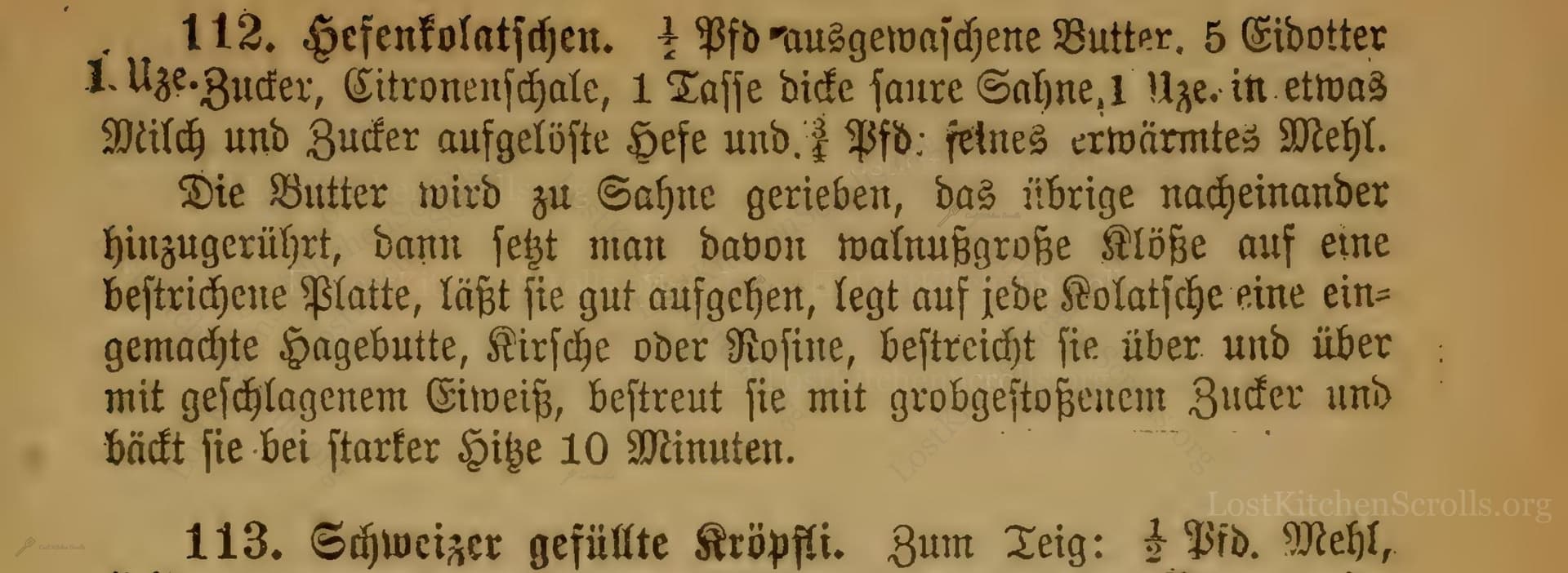 Hefenkolatschen