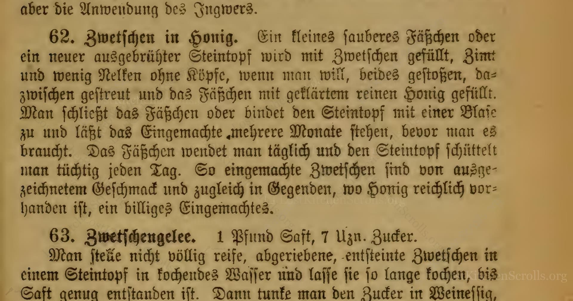 Zwetschken In Honig