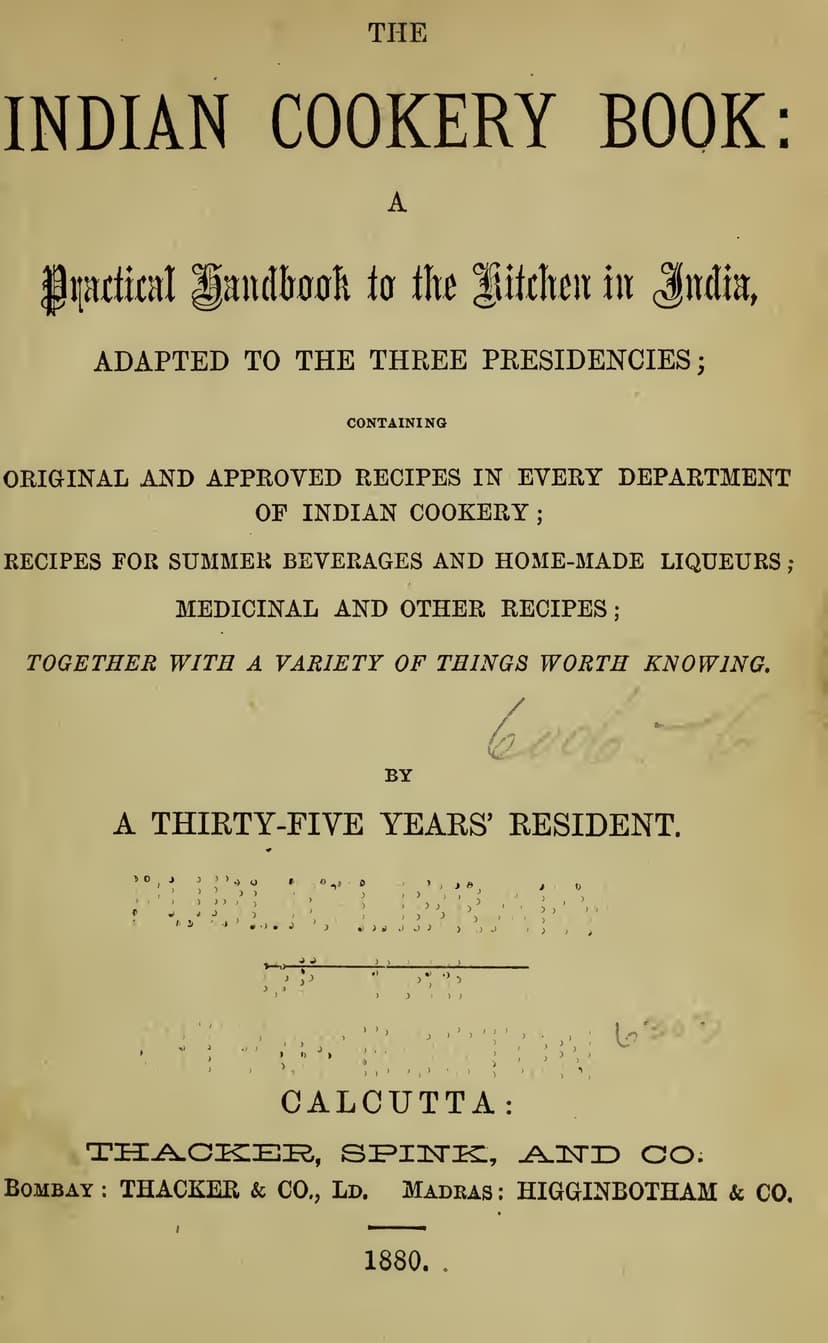 The Indian cookery book: a practical handbook to the kitchen in India - Click to view recipe in book