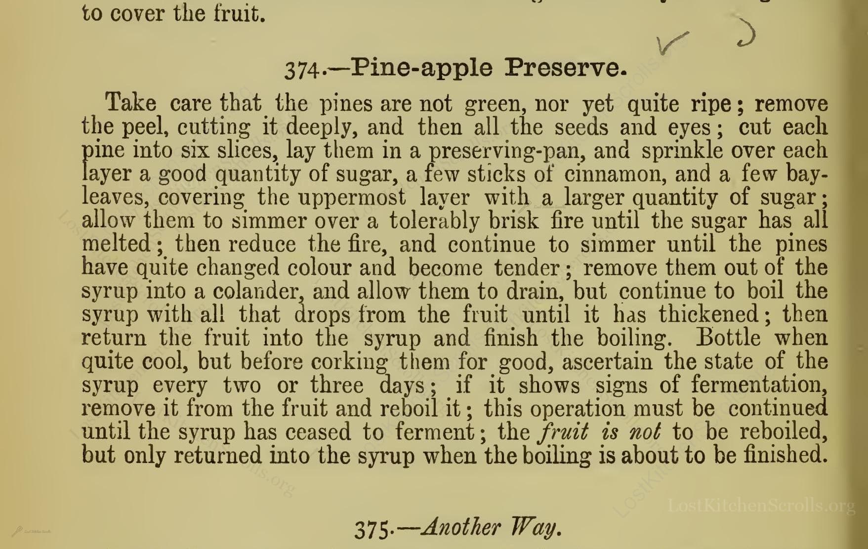 Pine-Apple Preserve