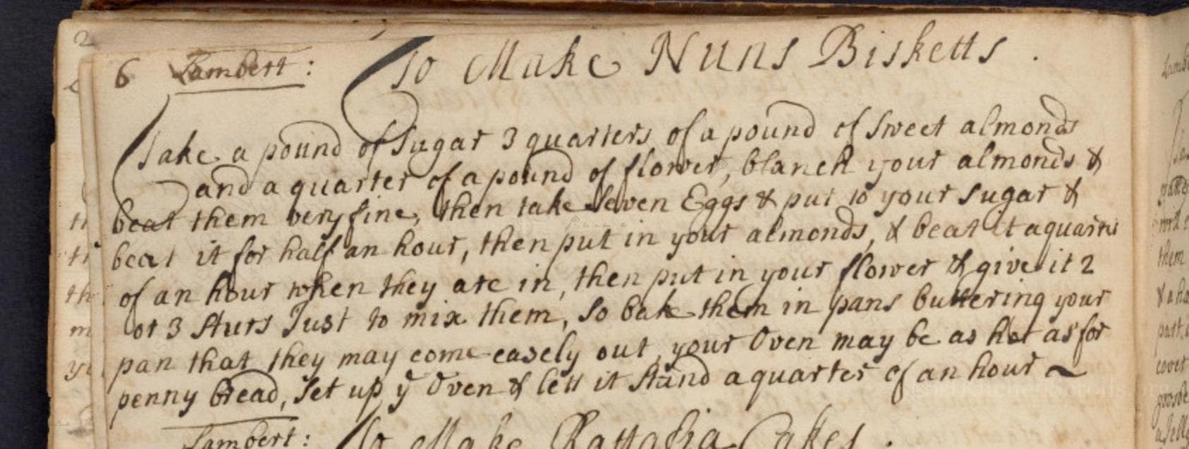 To Make Nuns Bisketts