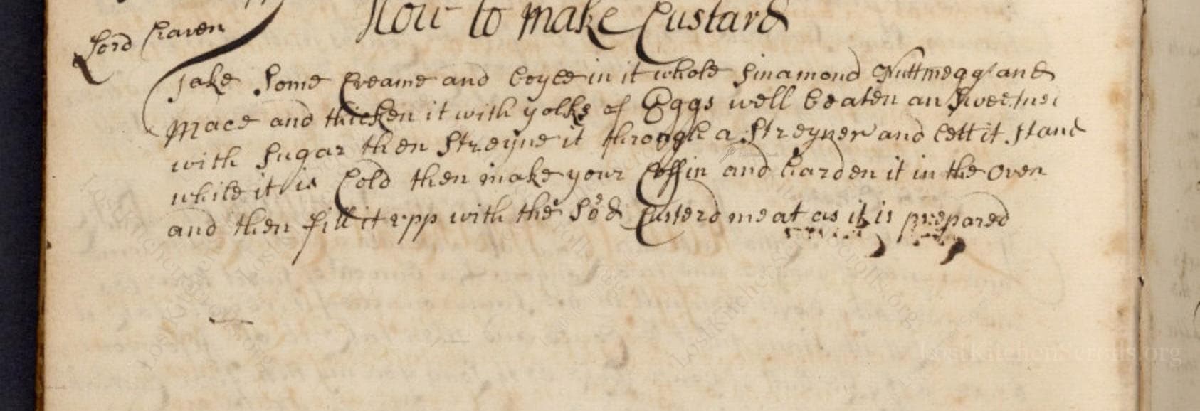 How To Make Custard