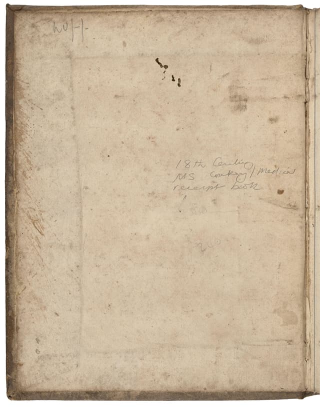 Medicinal, household and cookery receipts 1600s - Click to view recipe in book