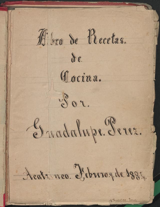 Libro de Recetas de Cocina - Click to view recipe in book