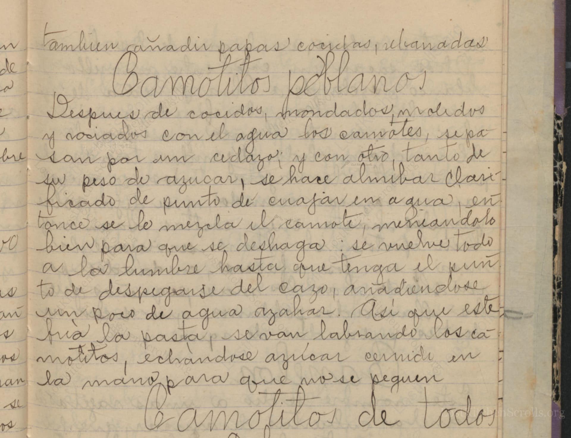 Camotitos Poblanos