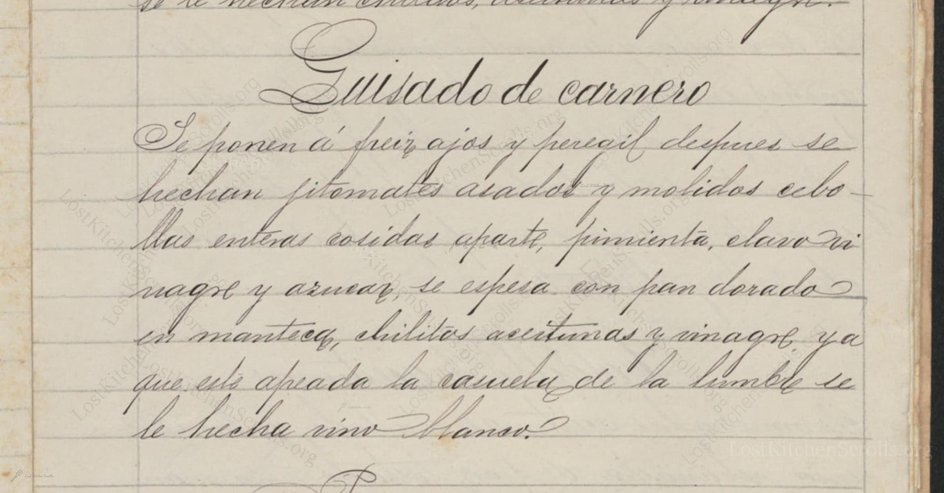 Guisado De Carnero