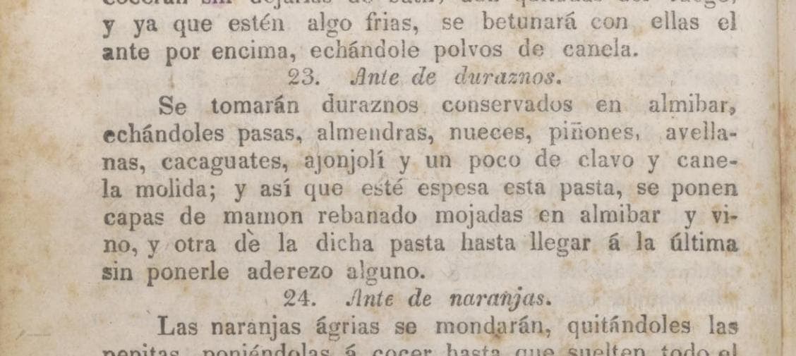 Ante De Duraznos