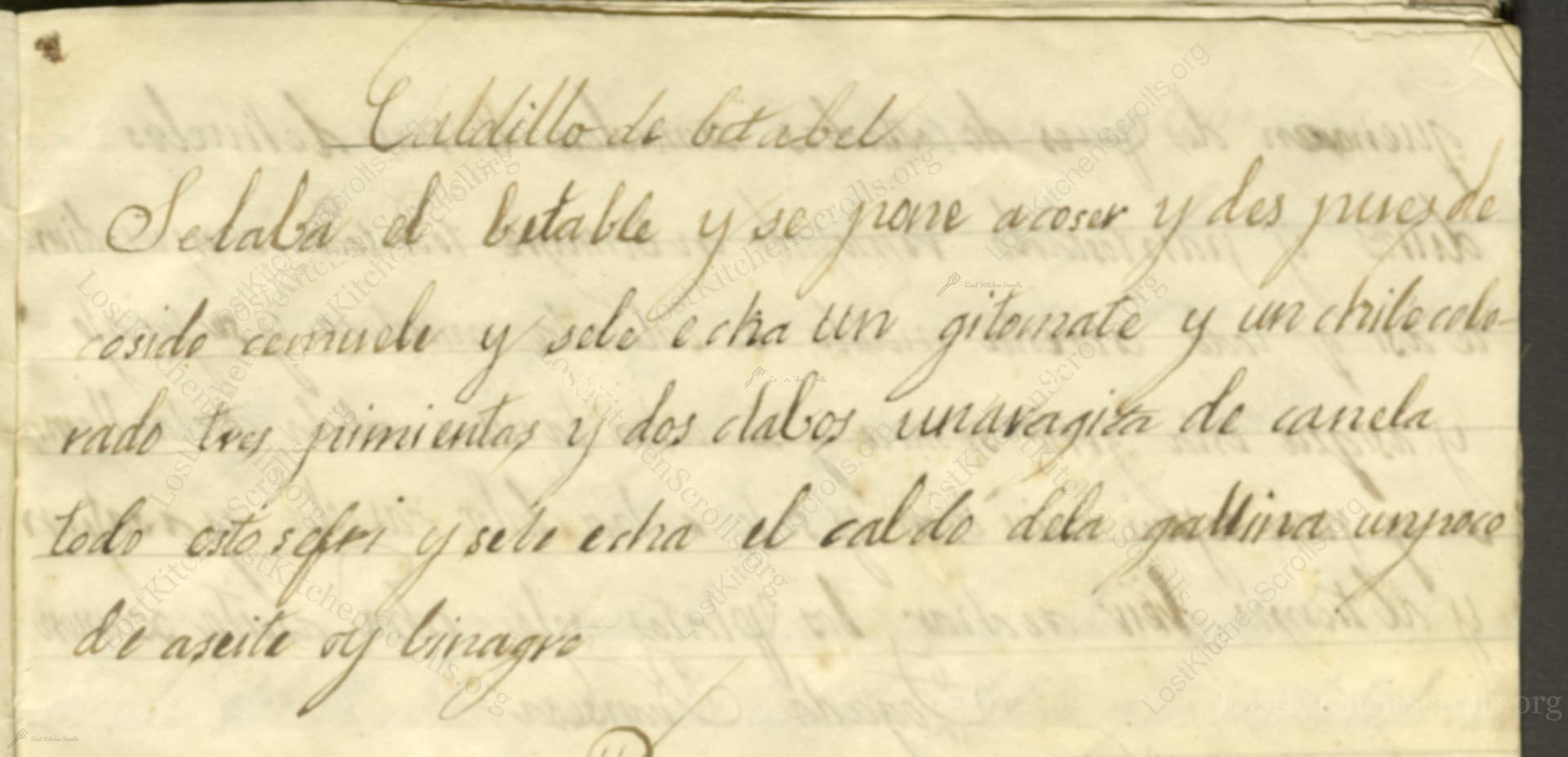 Caldillo De Betabel