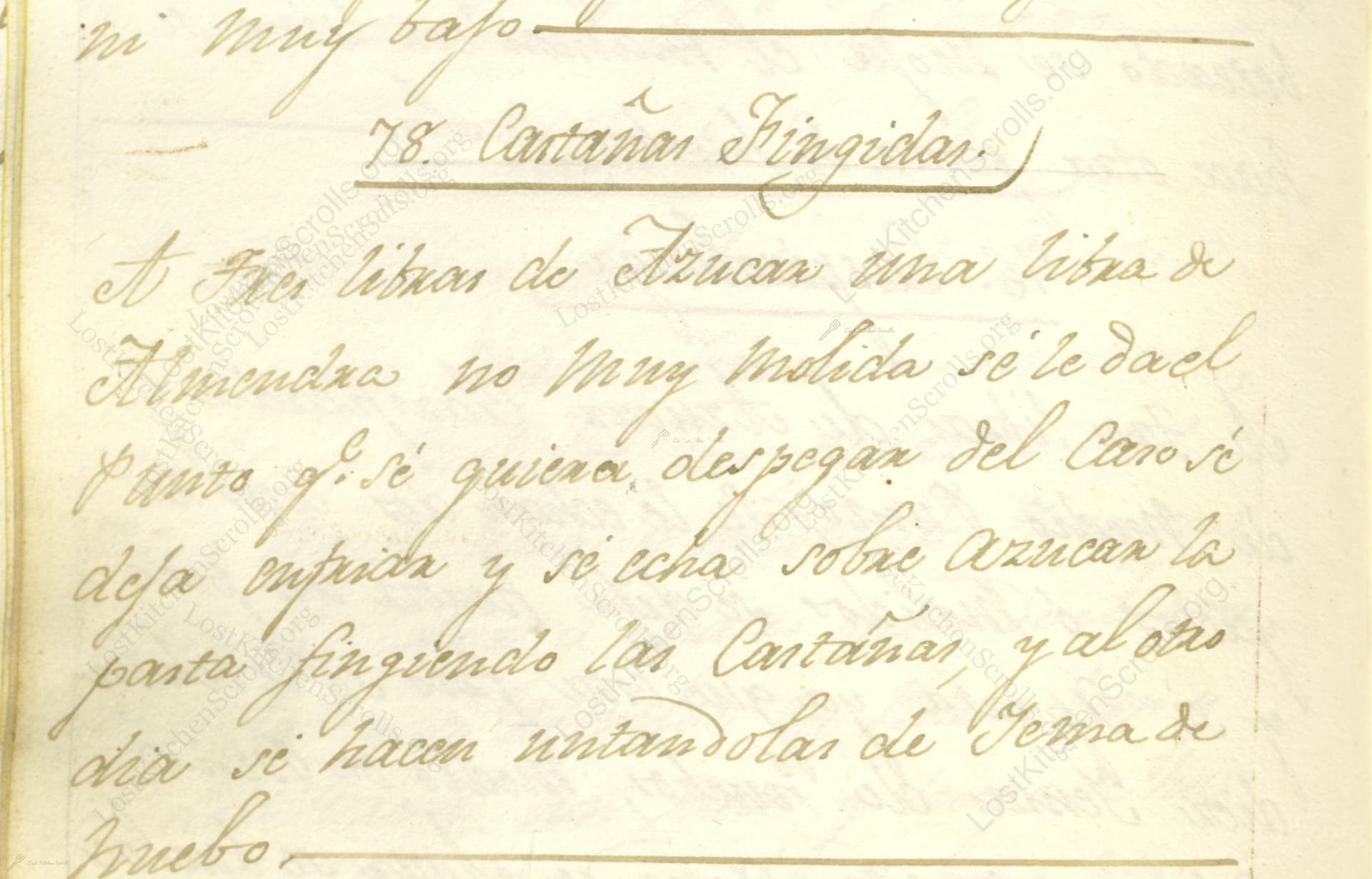 Castañas Fingidas