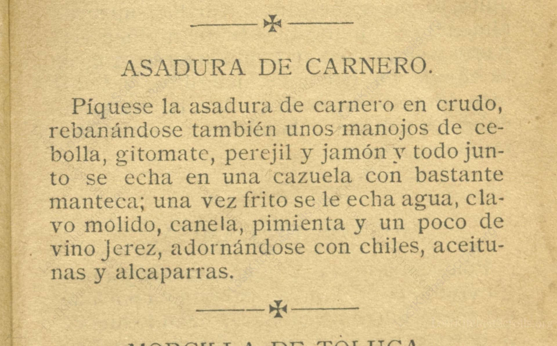 Asadura De Carnero