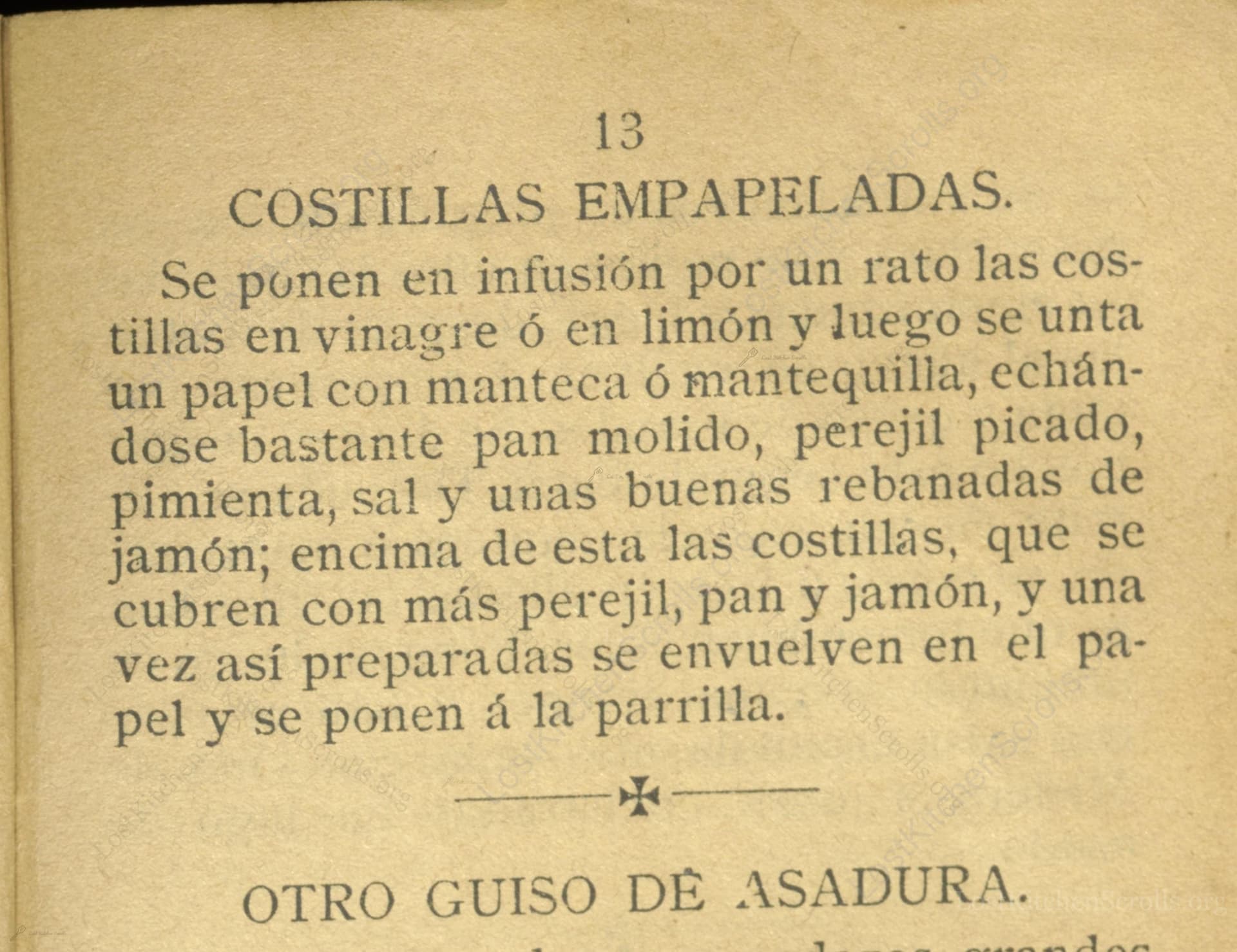 Costillas Empapeladas
