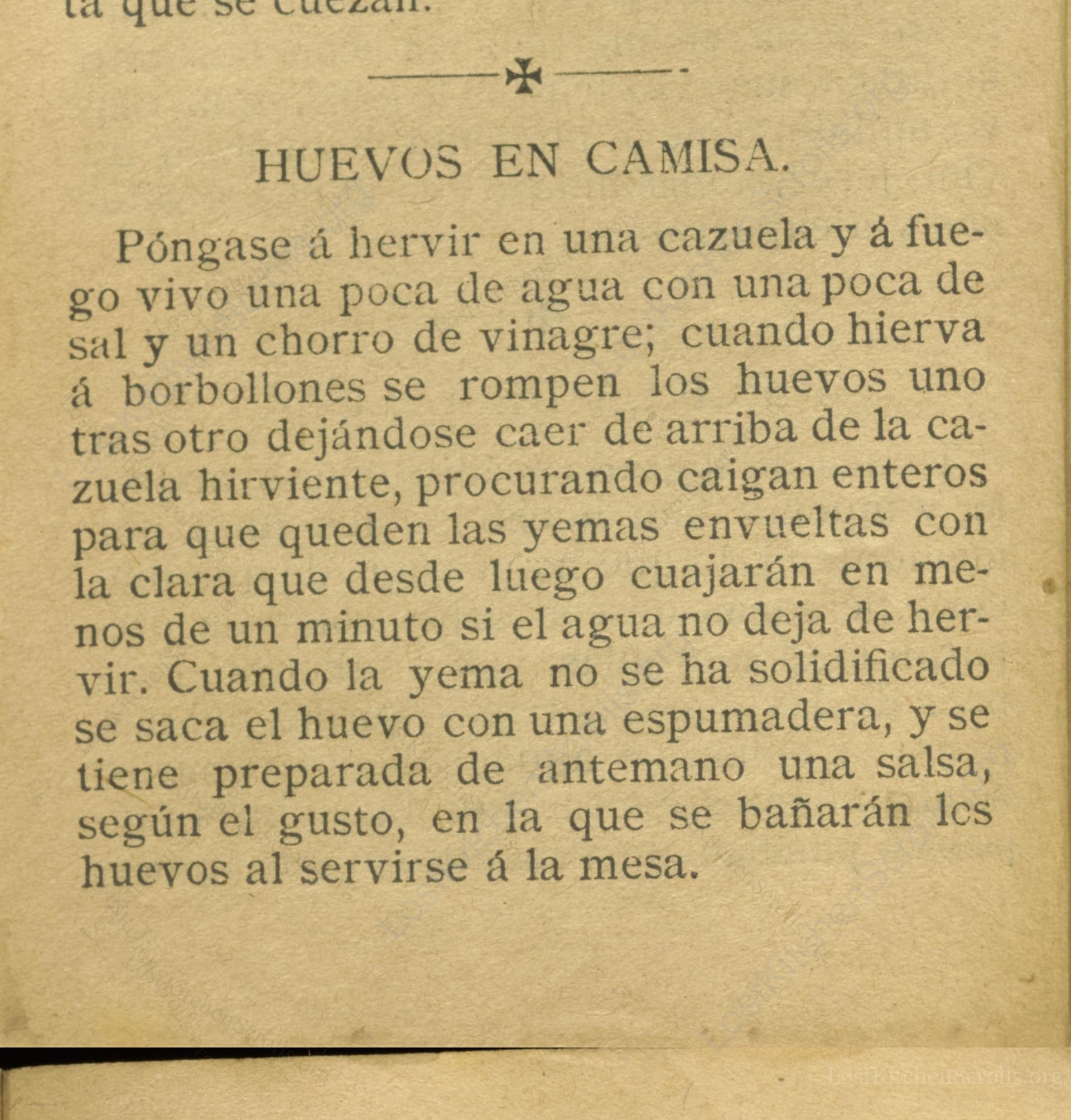 Huevos En Camisa