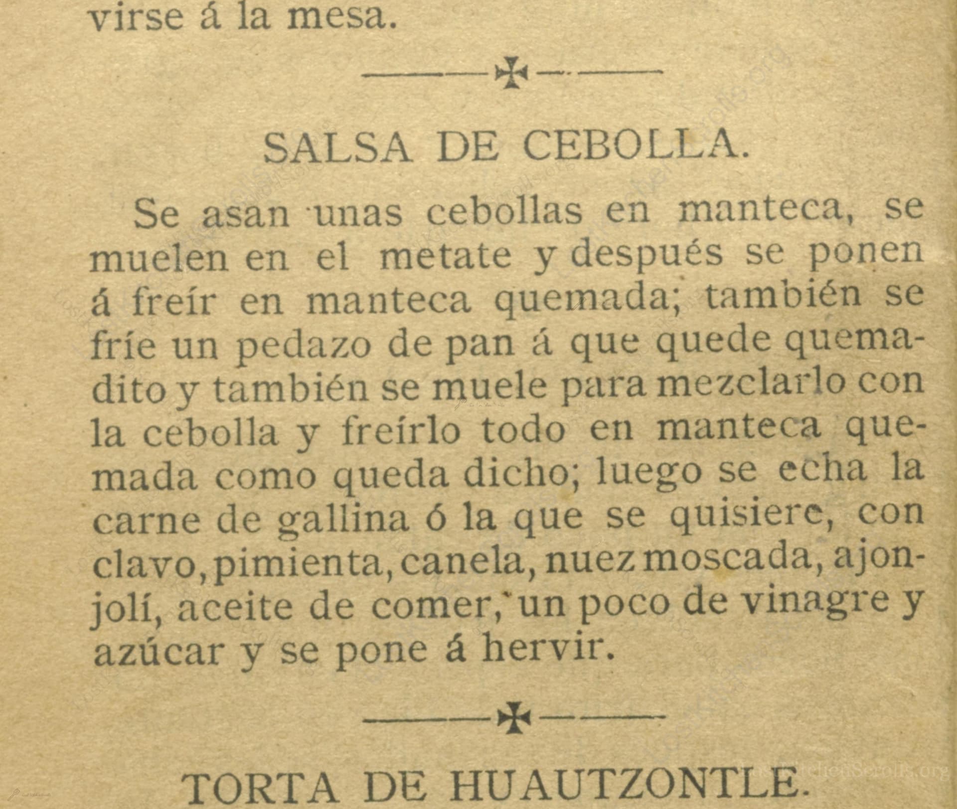 Salsa De Cebolla