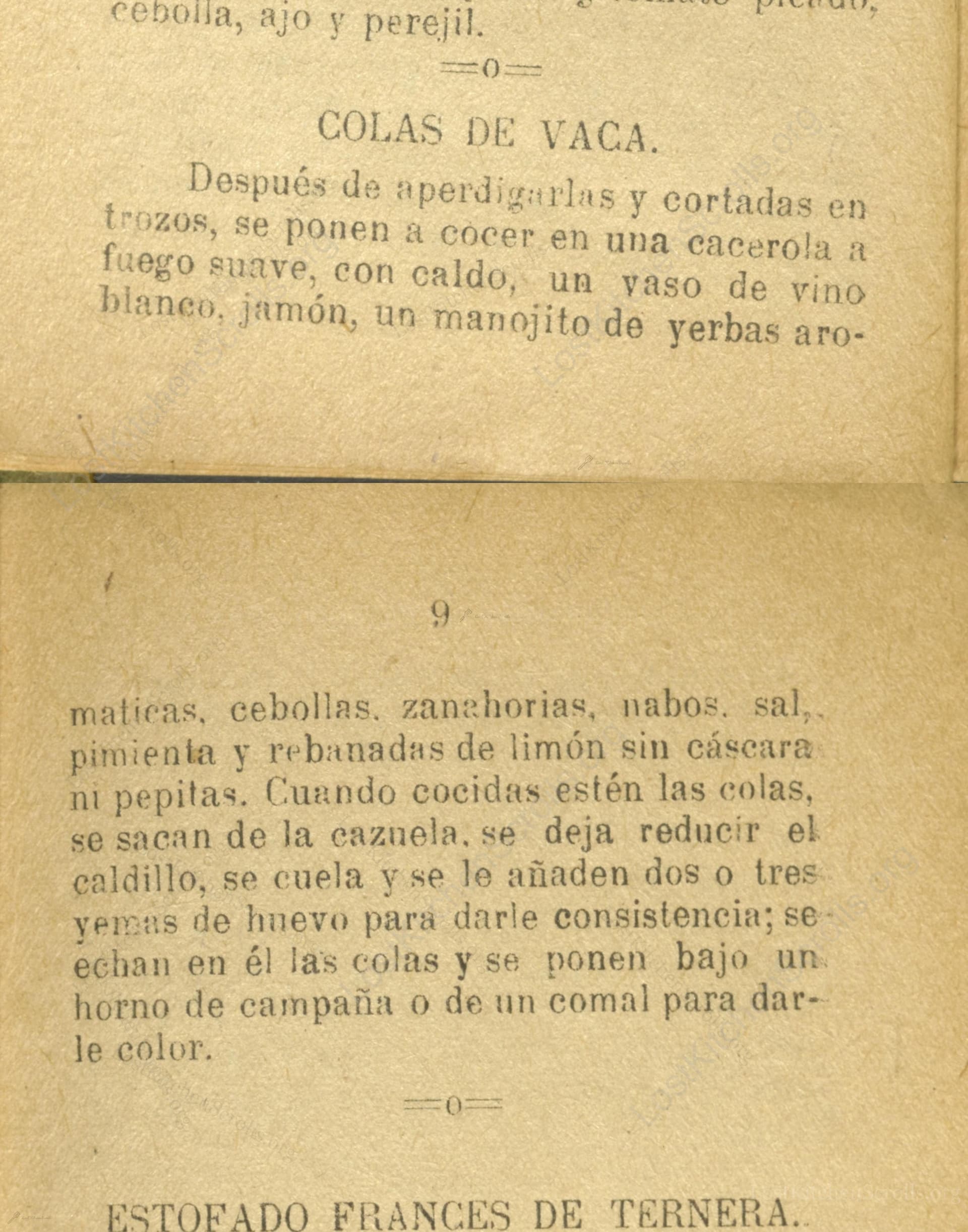 Colas De Vaca