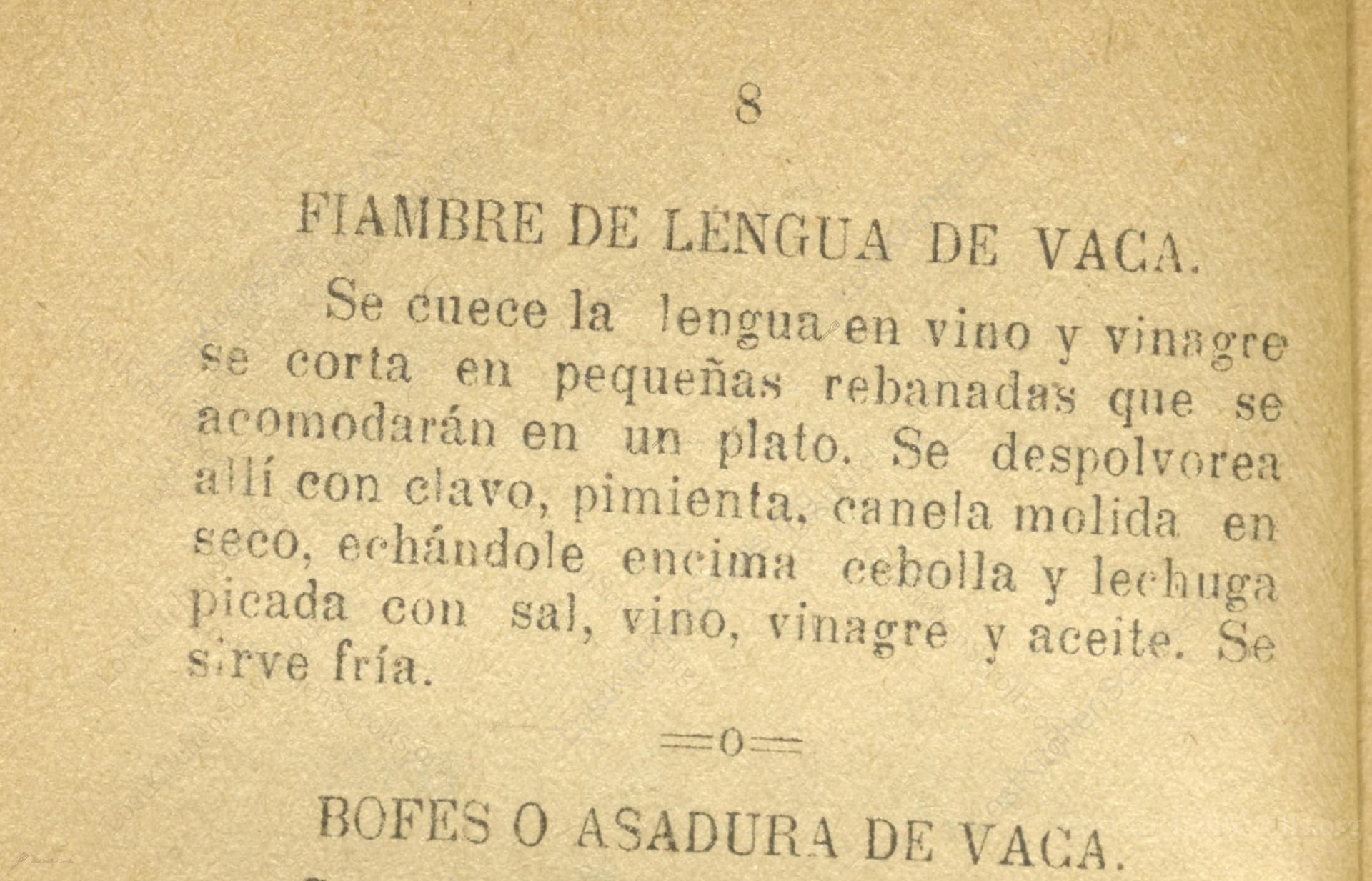 Fiambre De Lengua De Vaca