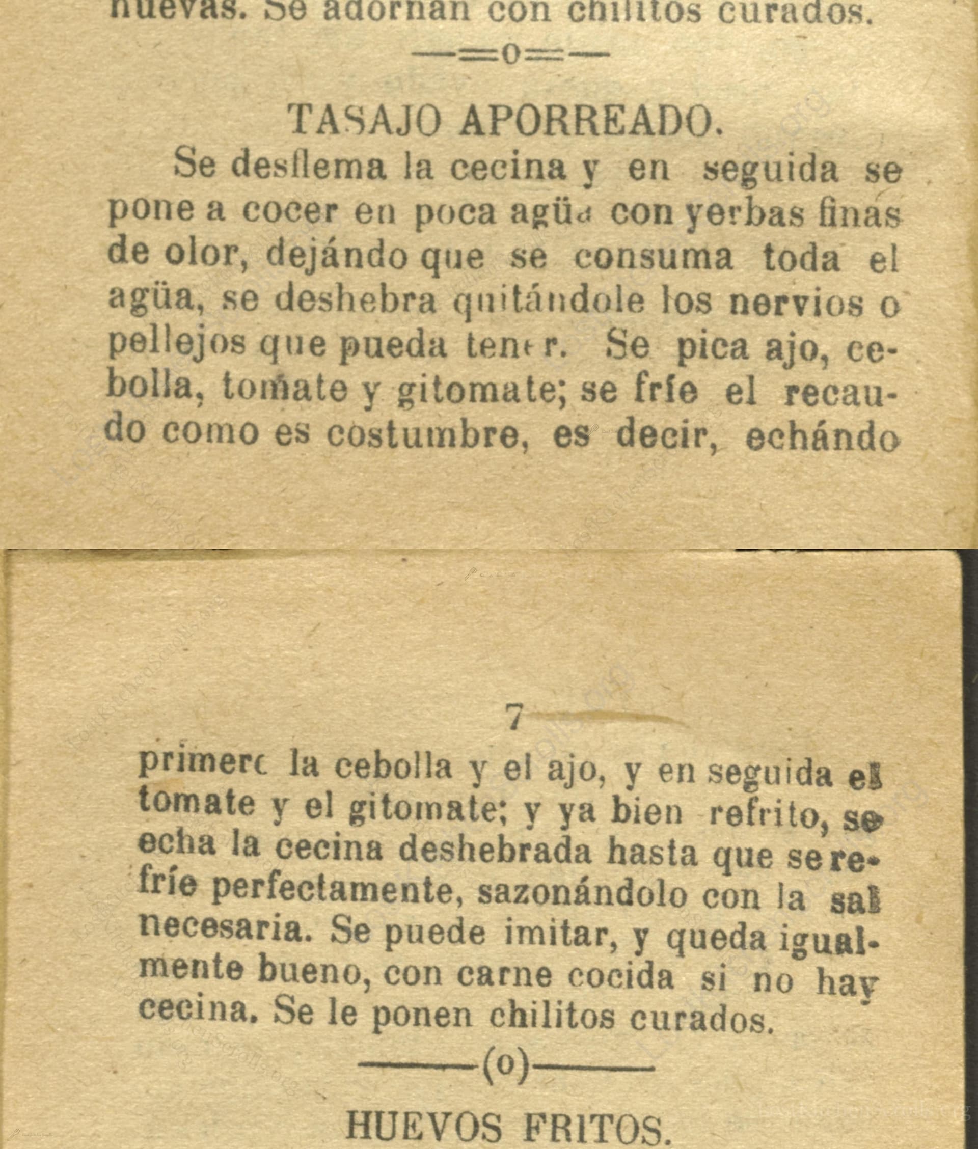 Tasajo Aporreado